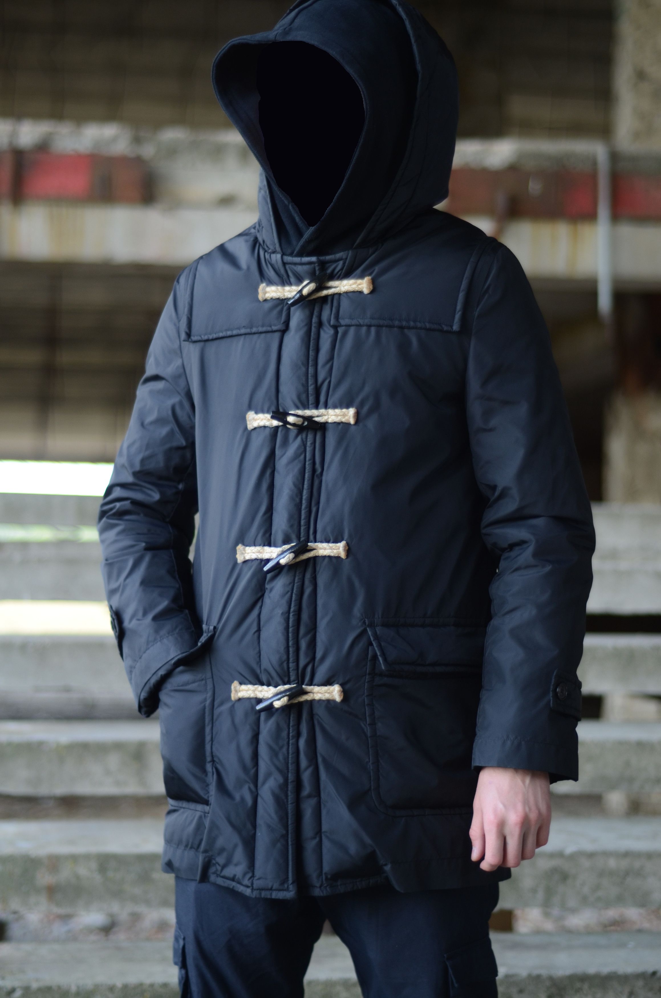 Comme des Garcons Comme des Garcons SHIRT CDG Men's Black Nylon Parkas Jacket Size US M / EU 48-50 / 2 - 2 Thumbnail