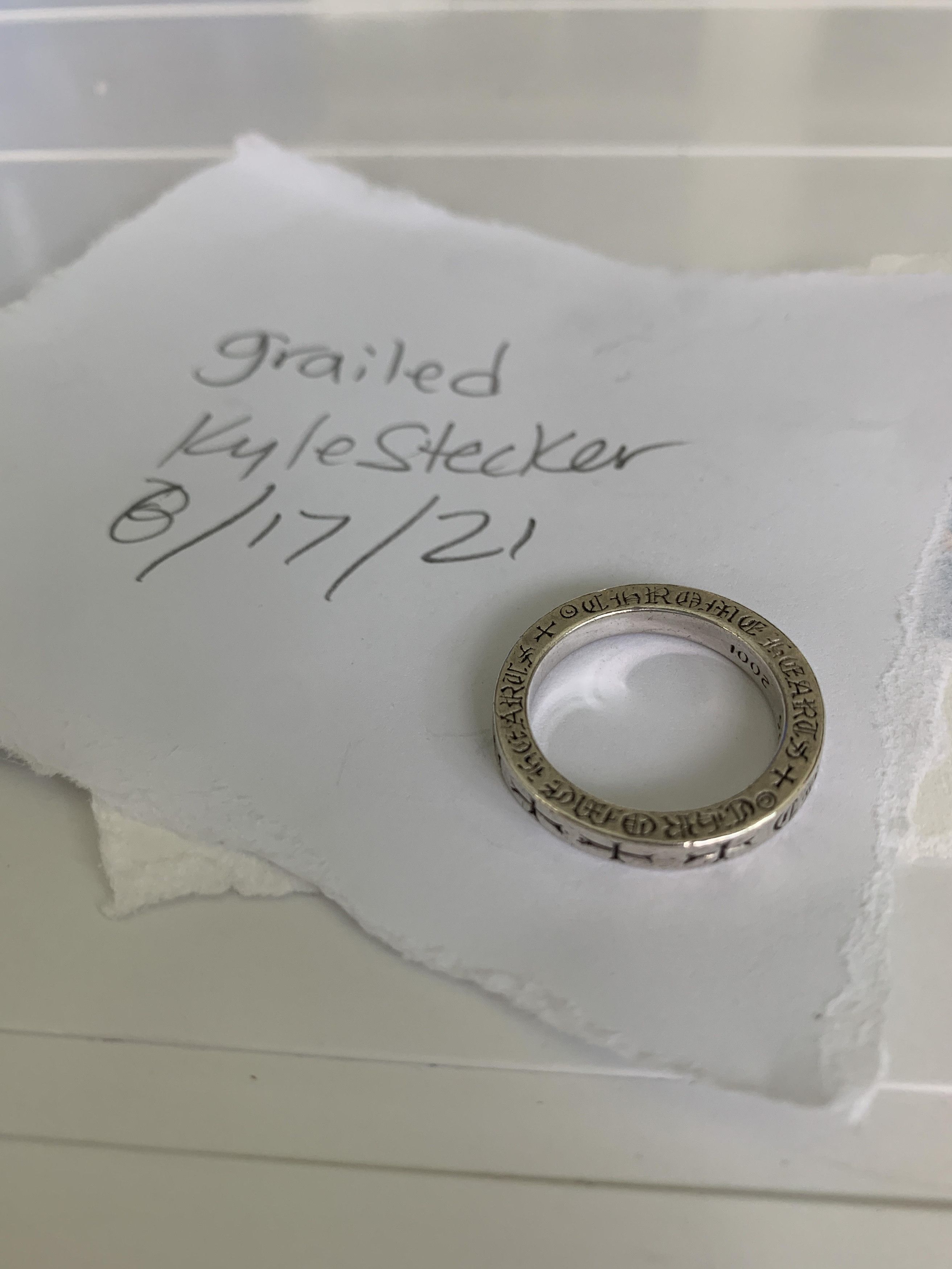 Chrome Hearts CH NYC FUCK YOU STACKER RING SIZE 9.5 | Grailed
