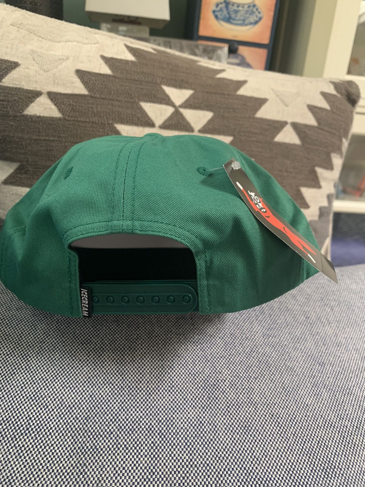 Billionaire Boys Club × Icecream × Pharrell *RARE* New Ice Cream Running Dog Embroidered SnapBack Hat Size ONE SIZE - 3 Thumbnail