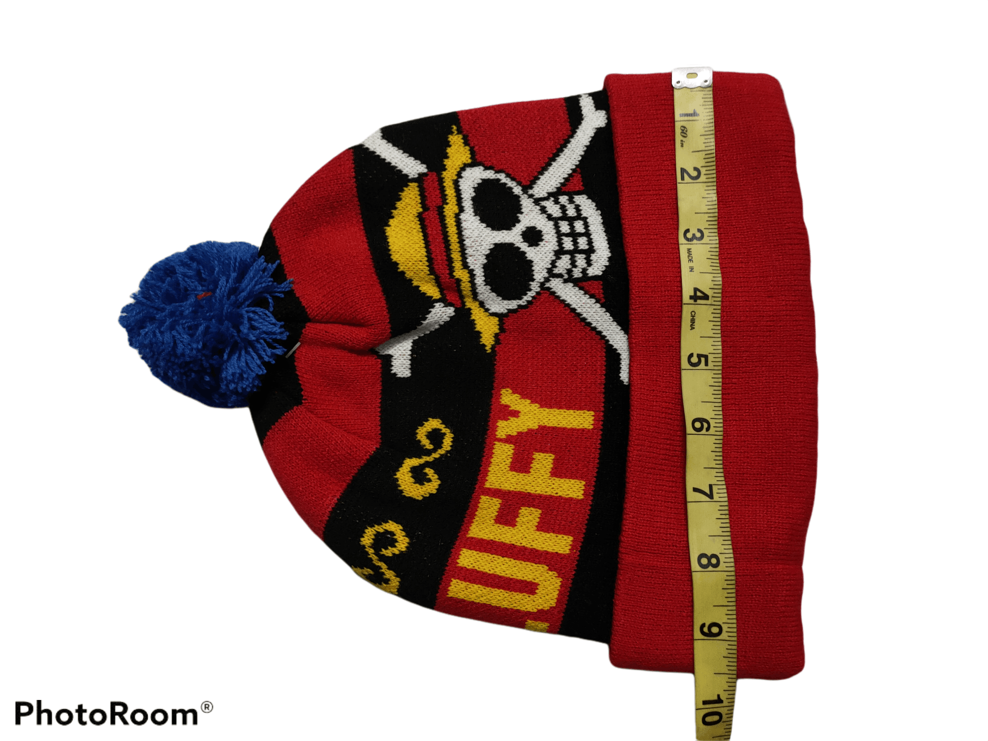 Anime × Japanese Brand One Piece Beanie for Lutffy Disign x Like New Condition Size ONE SIZE - 2 Thumbnail