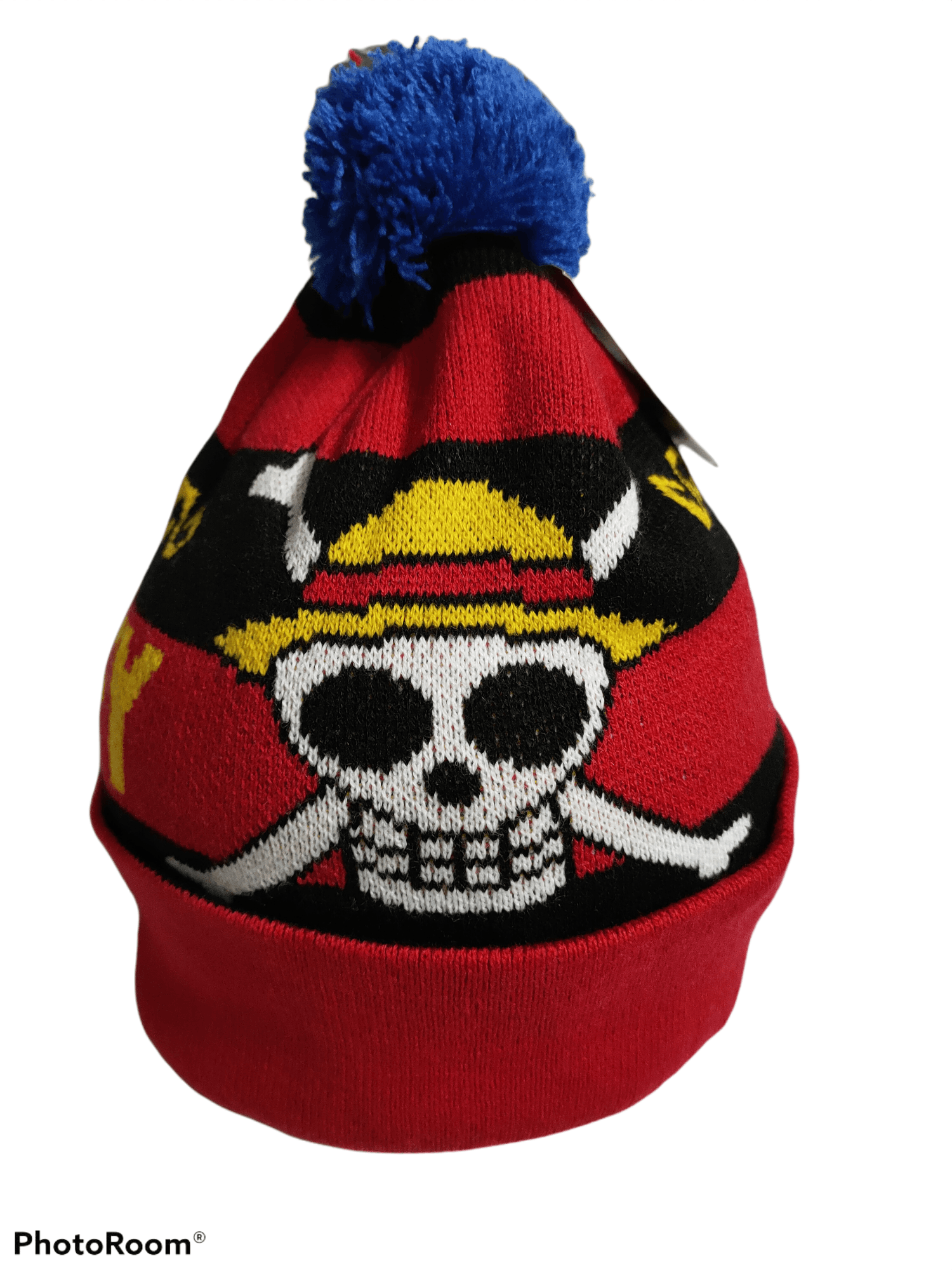 Anime × Japanese Brand One Piece Beanie for Lutffy Disign x Like New Condition Size ONE SIZE - 1 Thumbnail