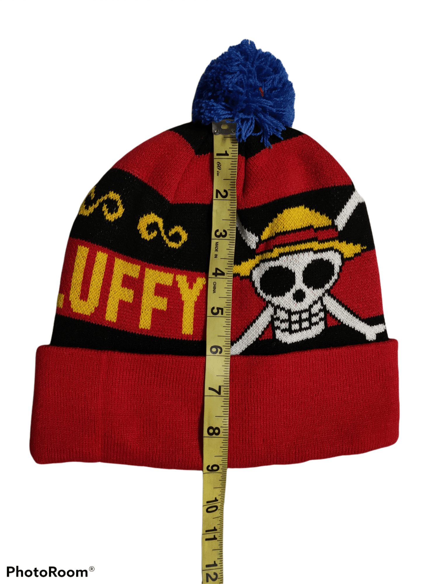 Anime × Japanese Brand One Piece Beanie for Lutffy Disign x Like New Condition Size ONE SIZE - 3 Thumbnail