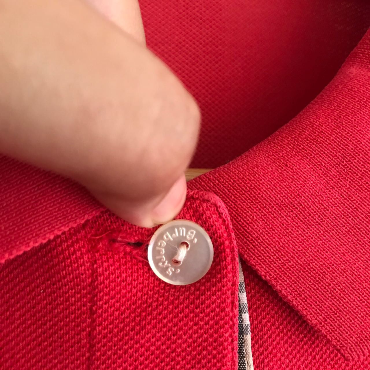 Burberry 🔥 Vintage BURBERRY REDO Nova Check Red Colour Shirt Size US M / EU 48-50 / 2 - 3 Thumbnail