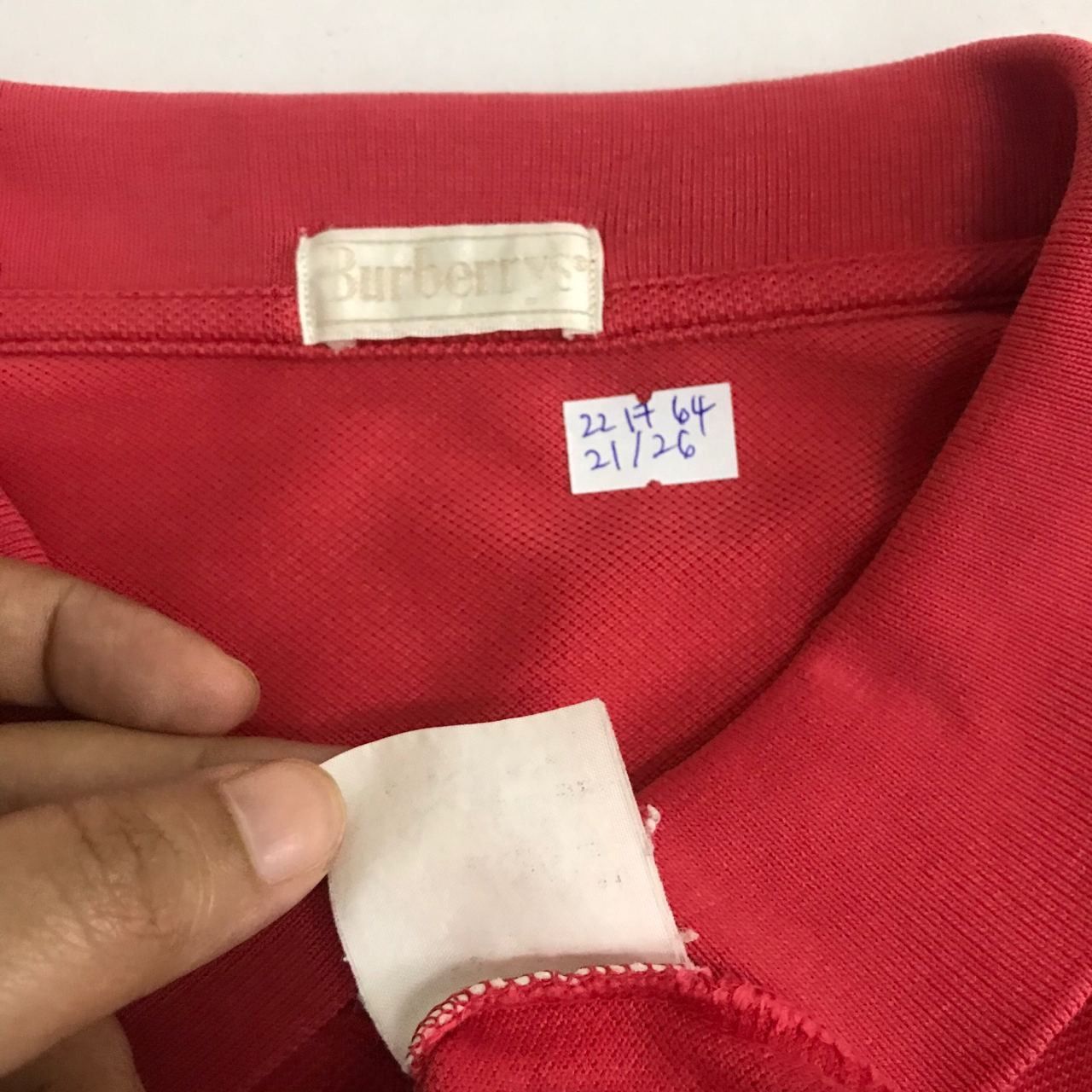 Burberry 🔥 Vintage BURBERRY REDO Nova Check Red Colour Shirt Size US M / EU 48-50 / 2 - 8 Thumbnail