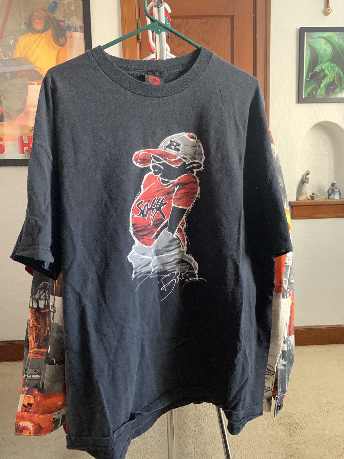 Vintage SCHOOL OF HARD KNOCK LIL BOLO shirt xxl | Grailed