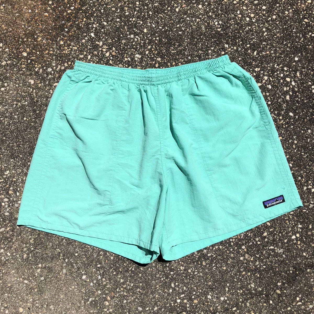 Vintage Patagonia Baggies Large Teal Seafoam Green | Grailed