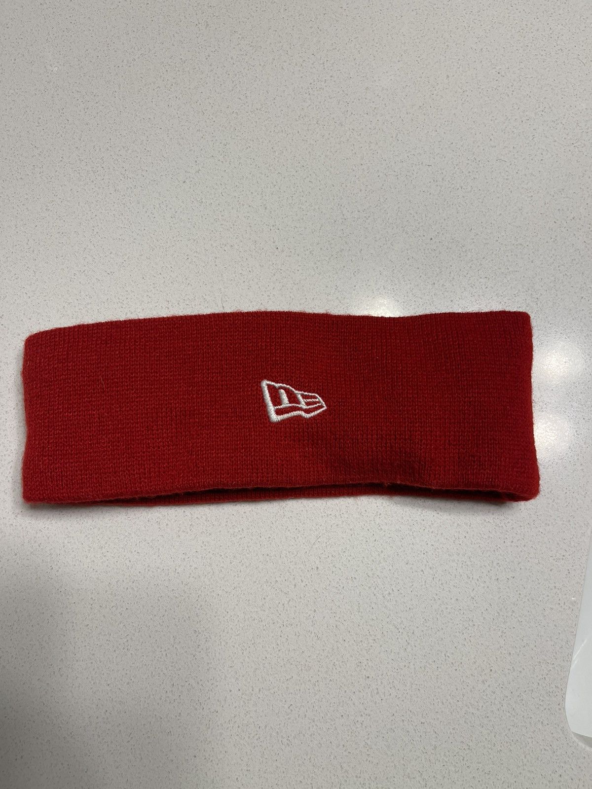 Supreme x New Era Reflective Logo Headband FW17 Black/Teal