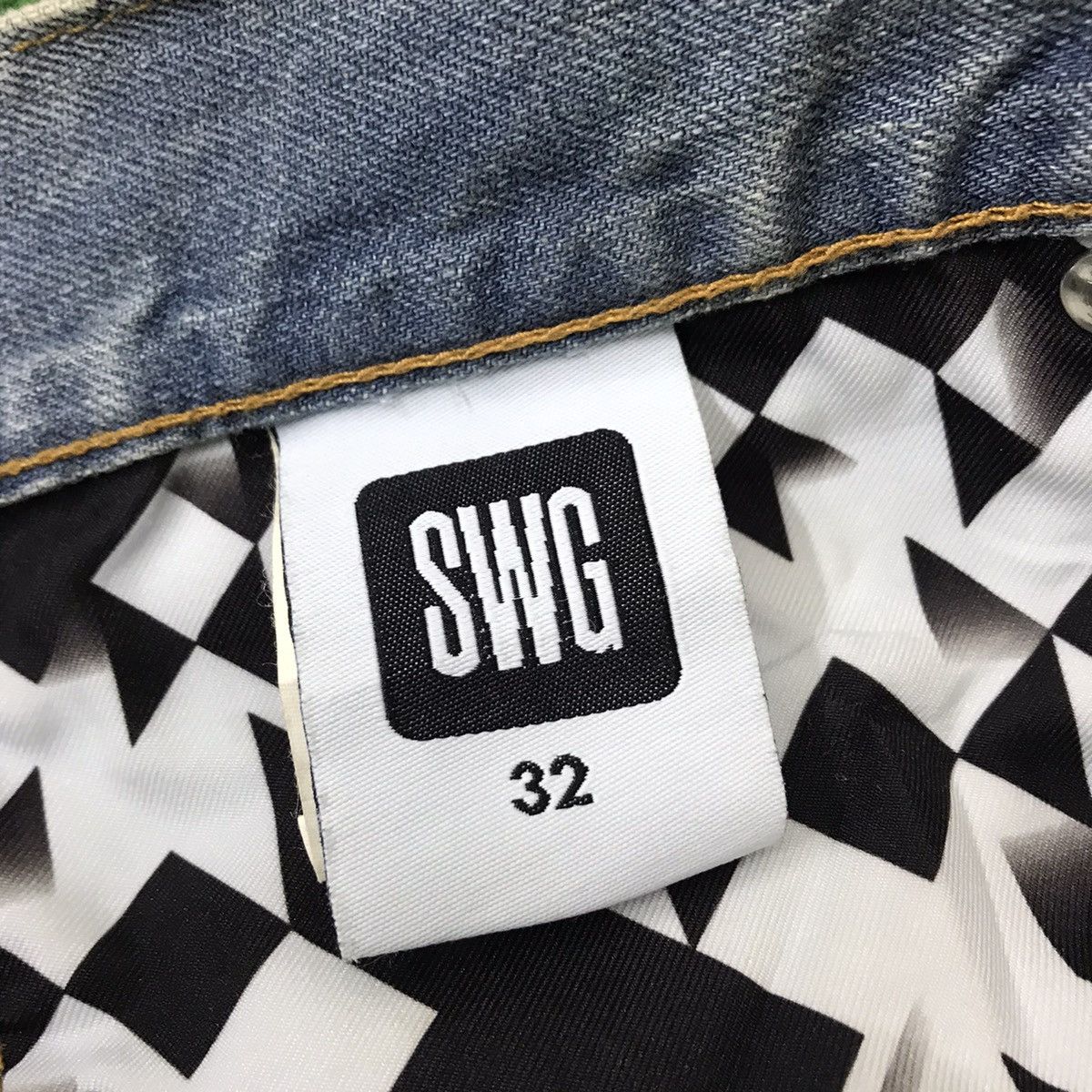 Swagger SWAGGER Mudwash Denim Jeans Size US 32 / EU 48 - 18 Thumbnail