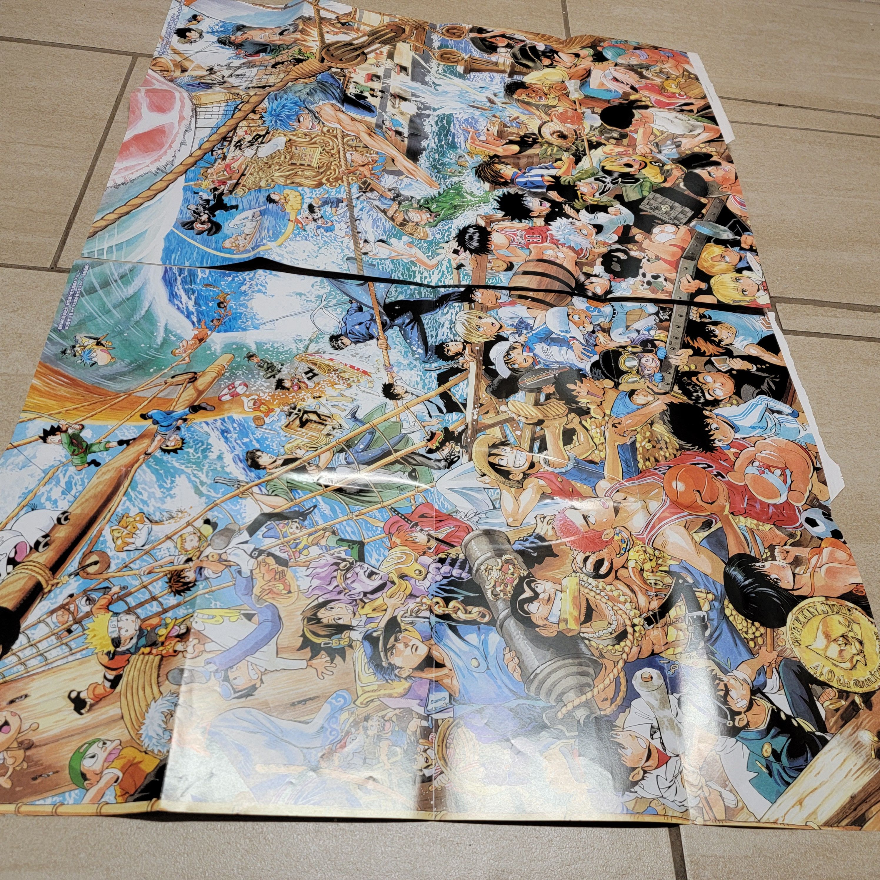 Japanese Brand Yusuke murata Shonen Jump poster set manga limited | Grailed