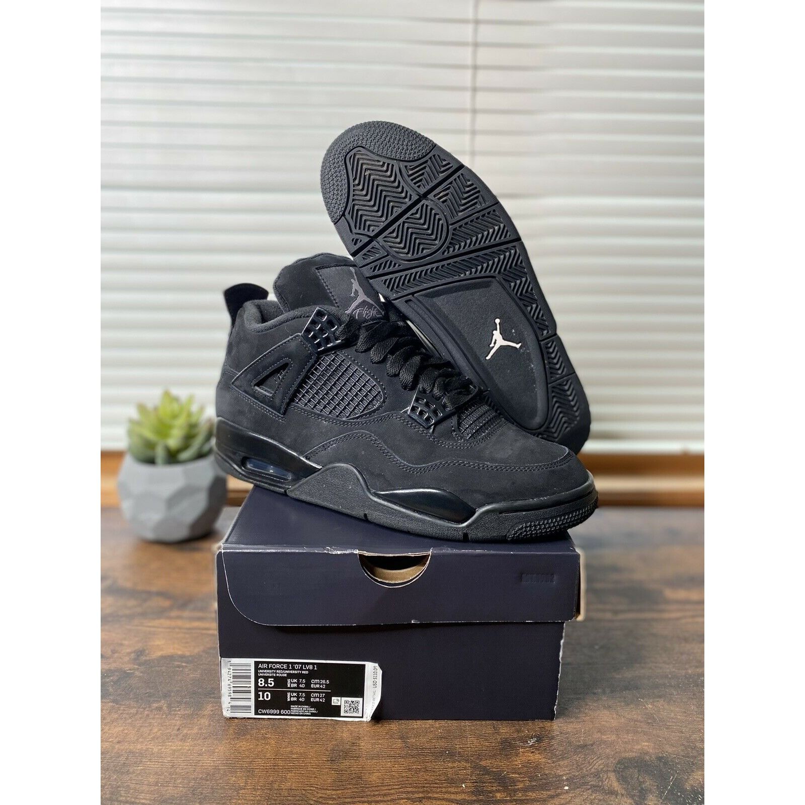 Jordan Brand Nike Air Jordan 4 Retro Black Cat 2020 (CU1110-010 