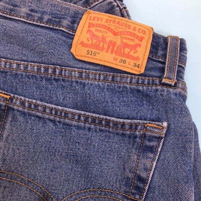 Levi's Levis 516 dark wash denim | Grailed