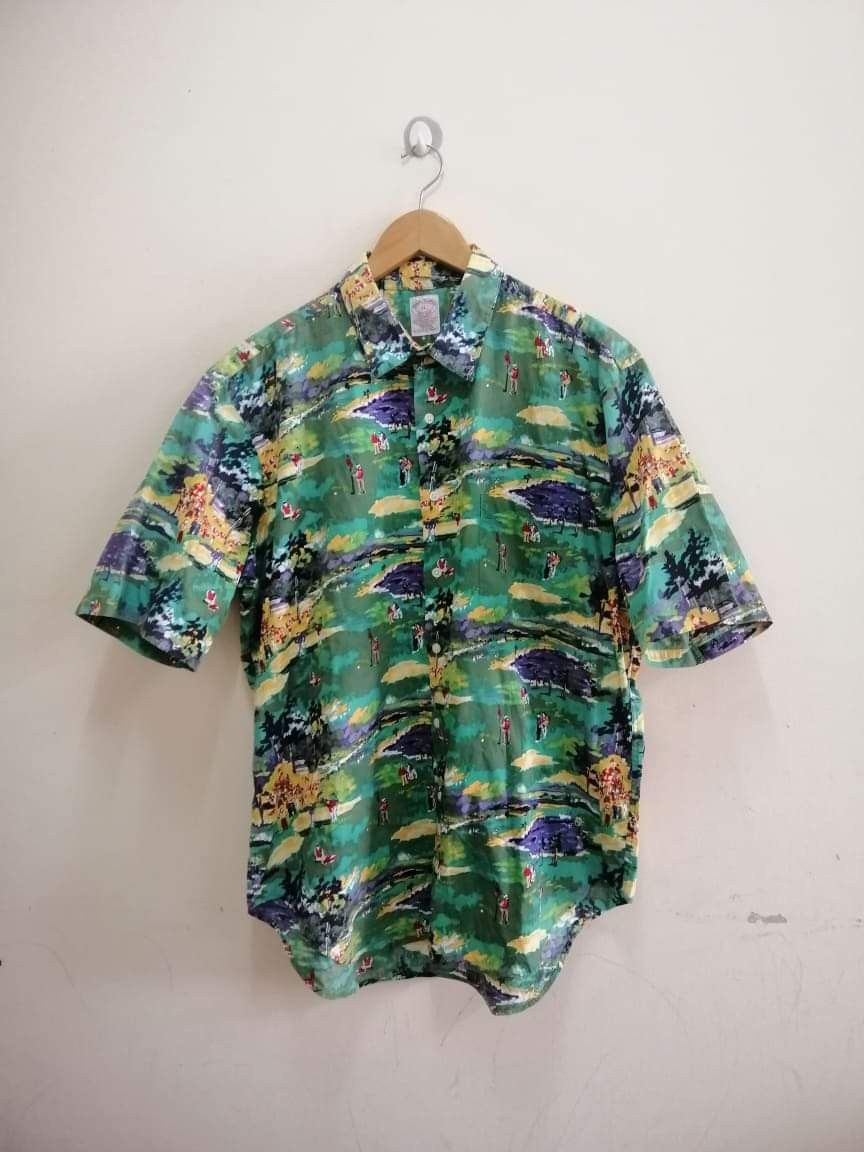 Vintage Vintage Brooks Brothers full print shirt Made in USA | Grailed