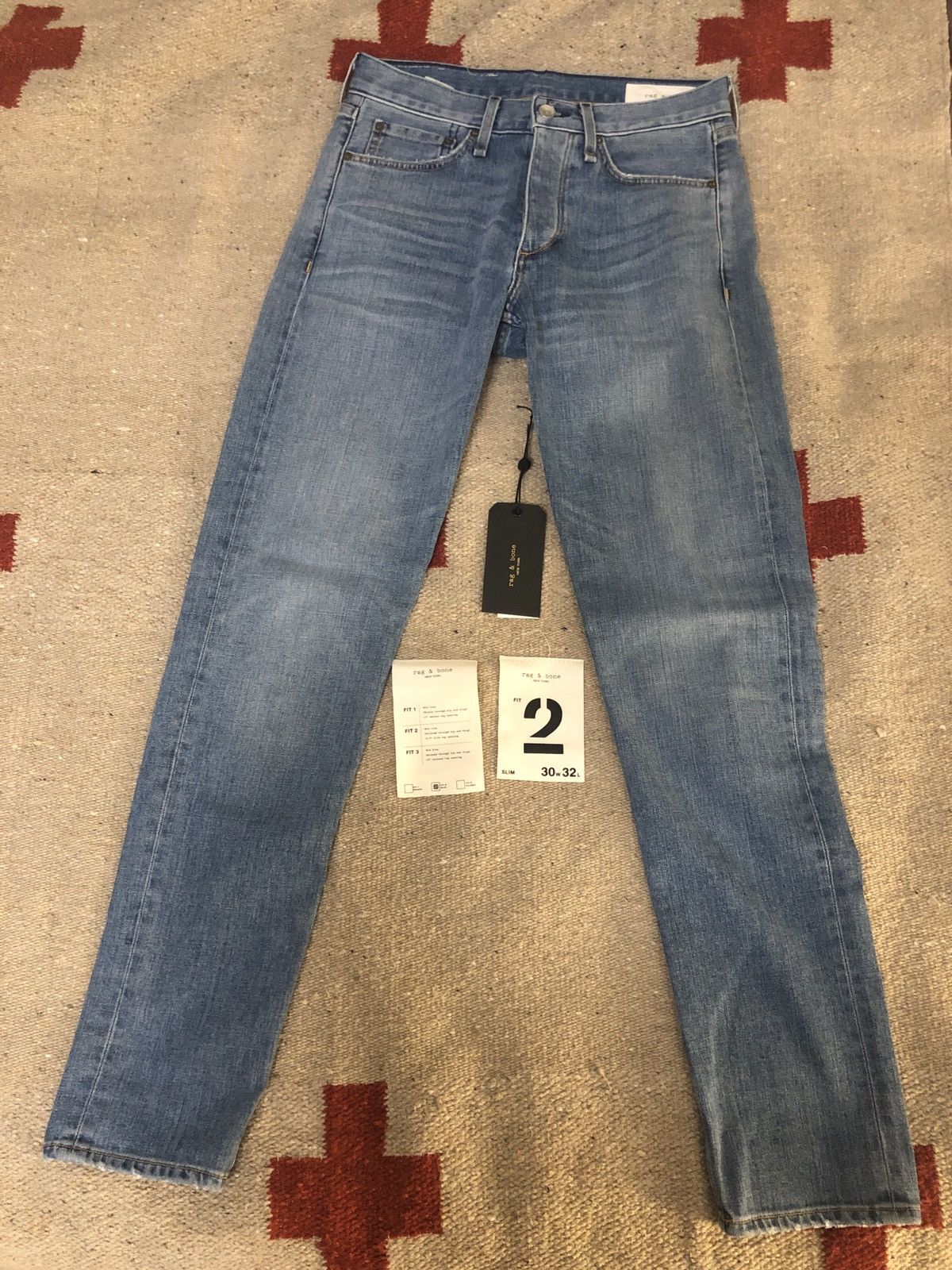 Rag & Bone Fit 2 Light Wash Jeans