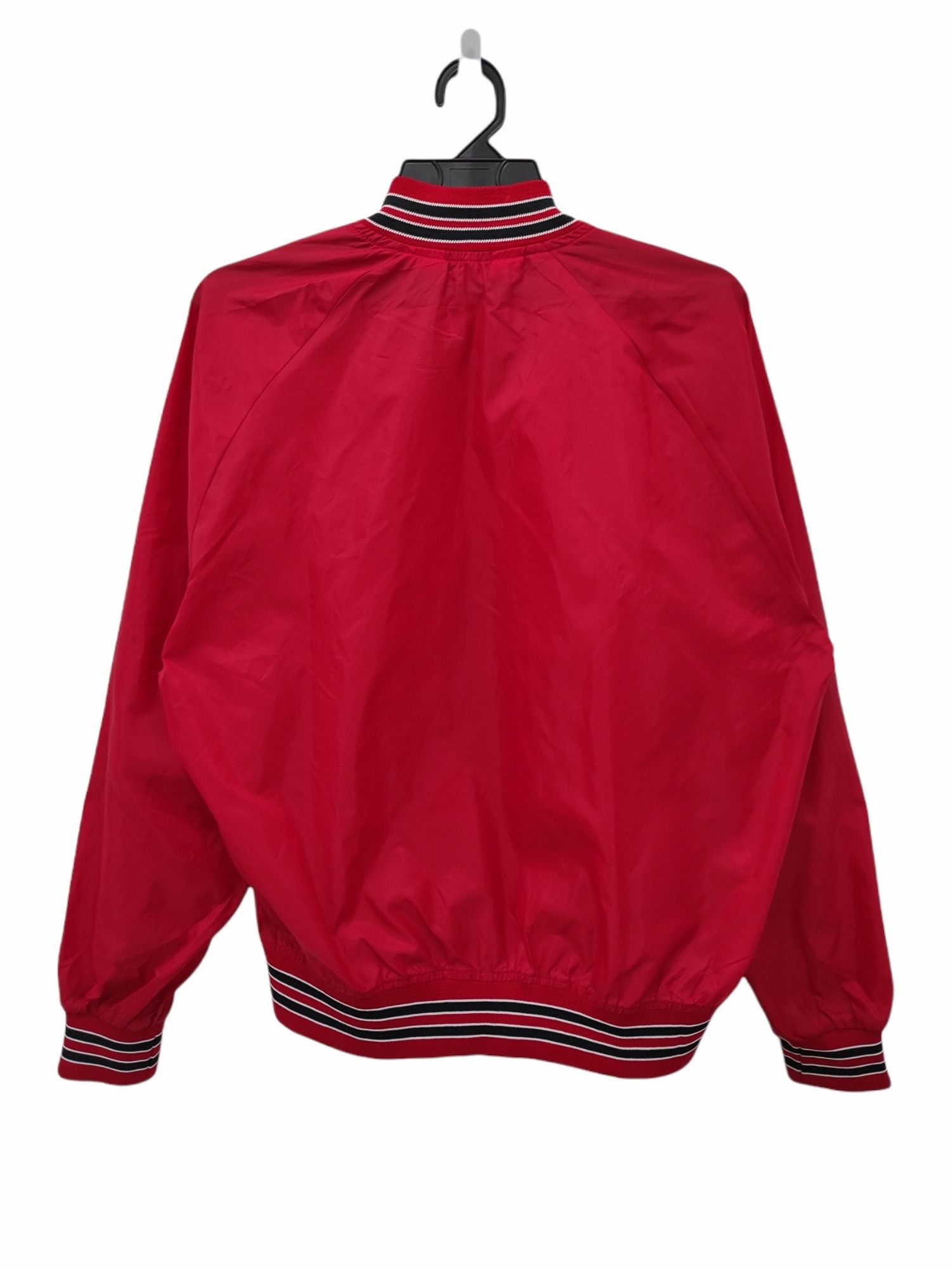 Chalk Line VINTAGE 80's GEORGIA BULLDOG SNAP BUTTON SATIN JACKET Size US L / EU 52-54 / 3 - 2 Thumbnail