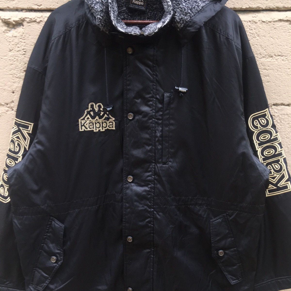 Kappa Kappa Big Logo Embroidery Windbreaker Hoodie Longsleeve Size US L / EU 52-54 / 3 - 16 Thumbnail