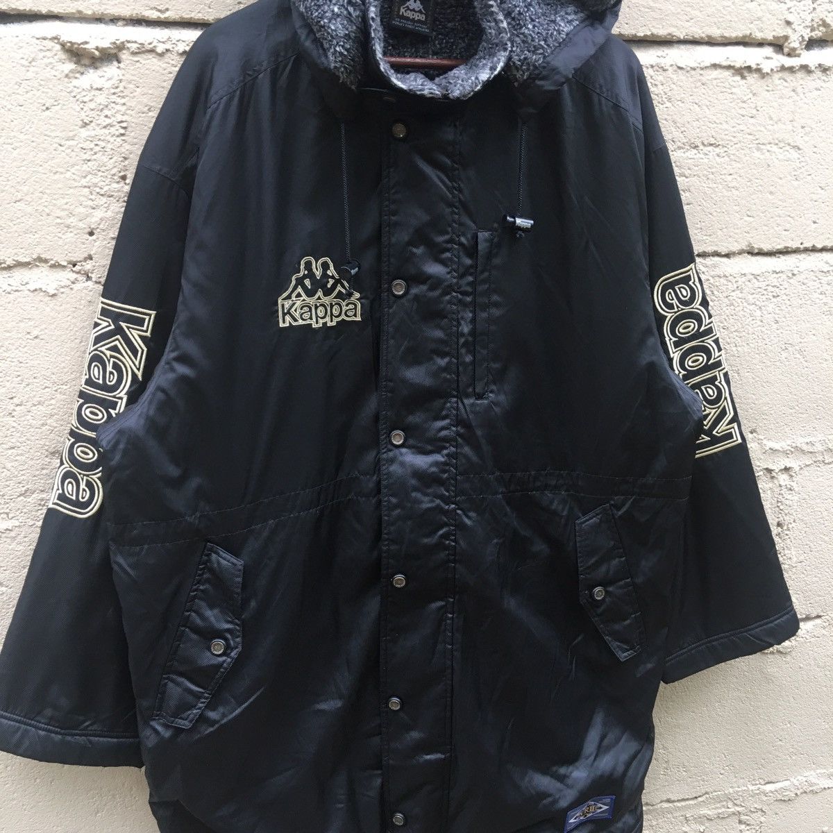 Kappa Kappa Big Logo Embroidery Windbreaker Hoodie Longsleeve Size US L / EU 52-54 / 3 - 14 Thumbnail