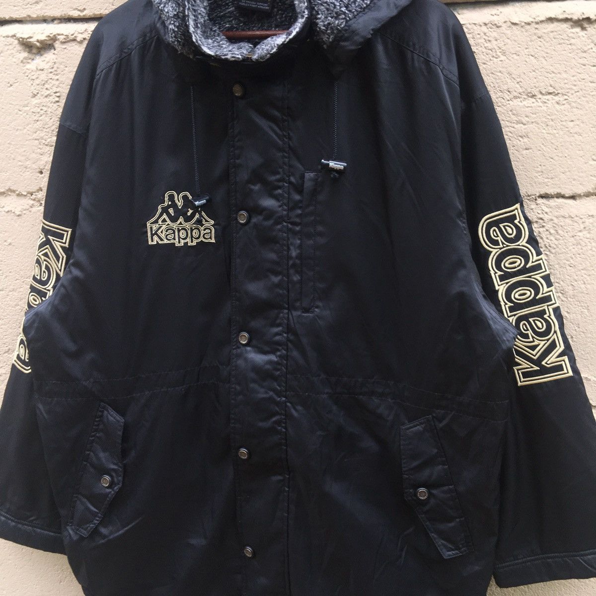 Kappa Kappa Big Logo Embroidery Windbreaker Hoodie Longsleeve Size US L / EU 52-54 / 3 - 15 Thumbnail