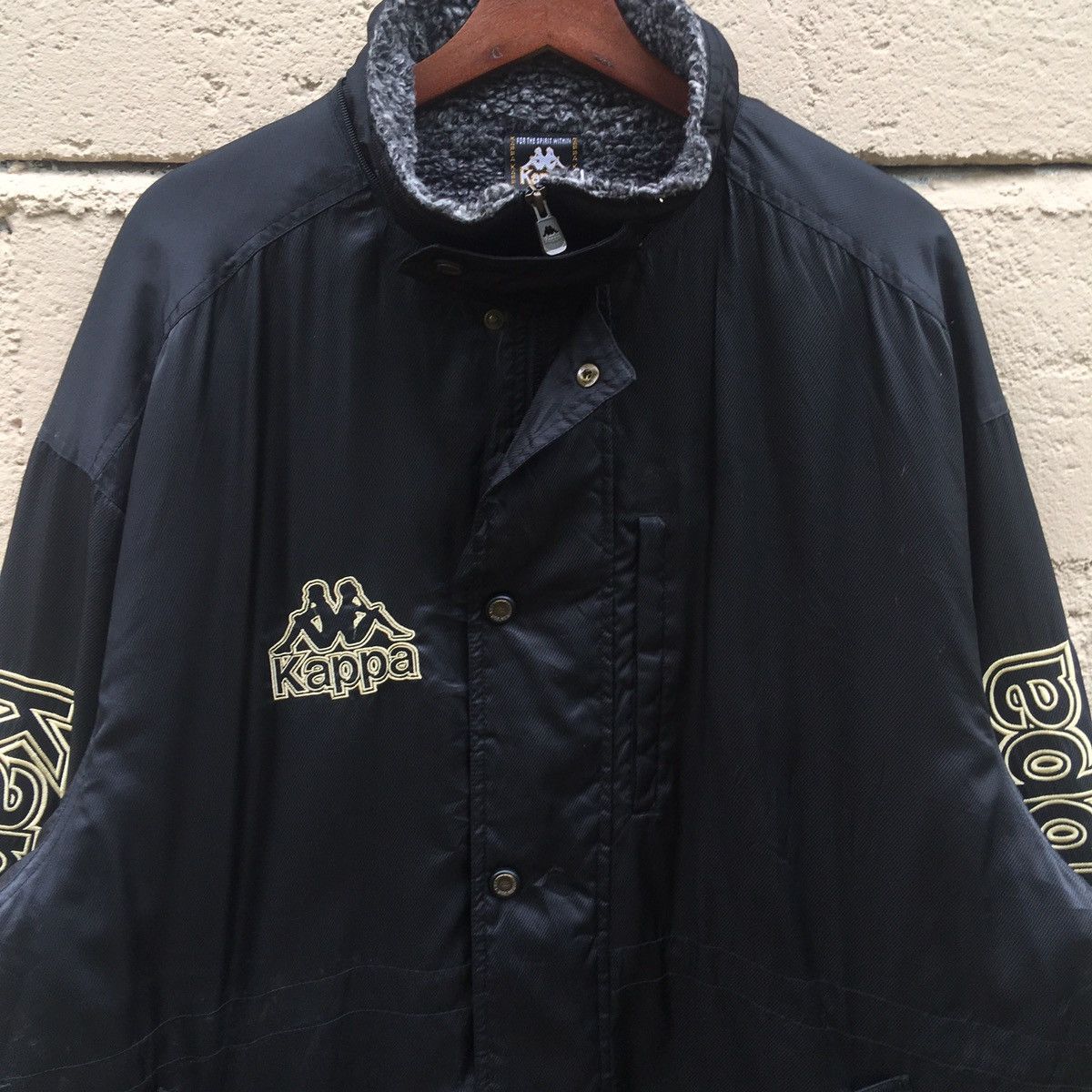 Kappa Kappa Big Logo Embroidery Windbreaker Hoodie Longsleeve Size US L / EU 52-54 / 3 - 5 Thumbnail