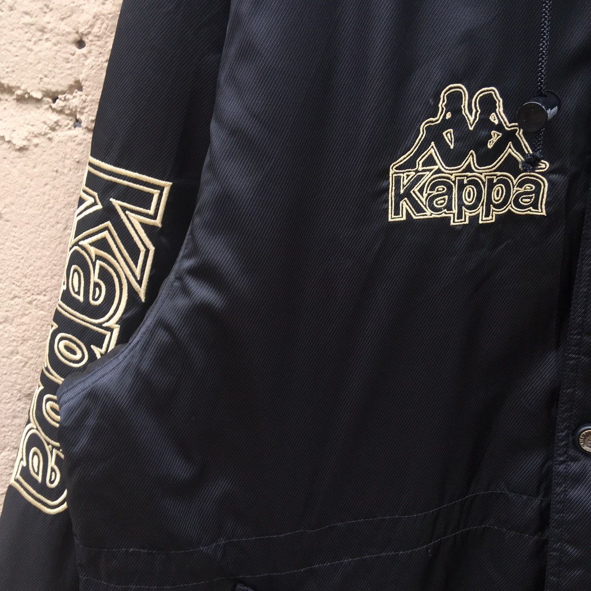 Kappa Kappa Big Logo Embroidery Windbreaker Hoodie Longsleeve Size US L / EU 52-54 / 3 - 18 Thumbnail