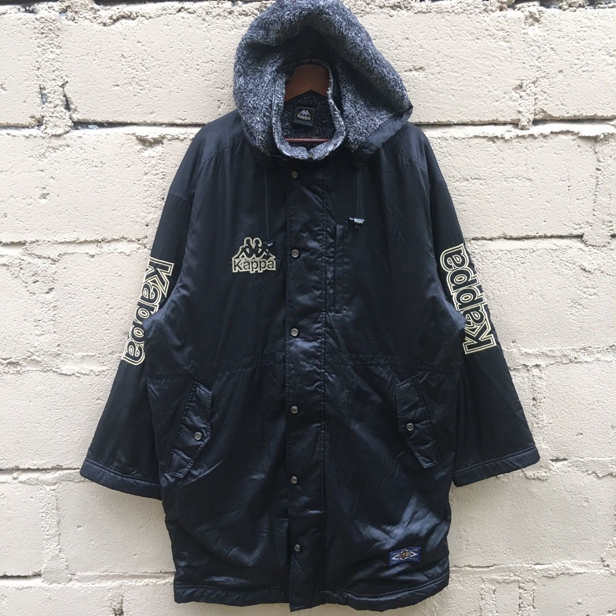 Kappa Kappa Big Logo Embroidery Windbreaker Hoodie Longsleeve Size US L / EU 52-54 / 3 - 13 Thumbnail