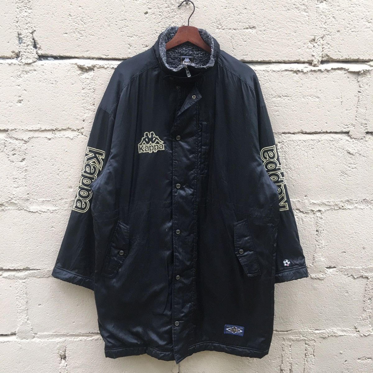 Kappa Kappa Big Logo Embroidery Windbreaker Hoodie Longsleeve Size US L / EU 52-54 / 3 - 2 Thumbnail