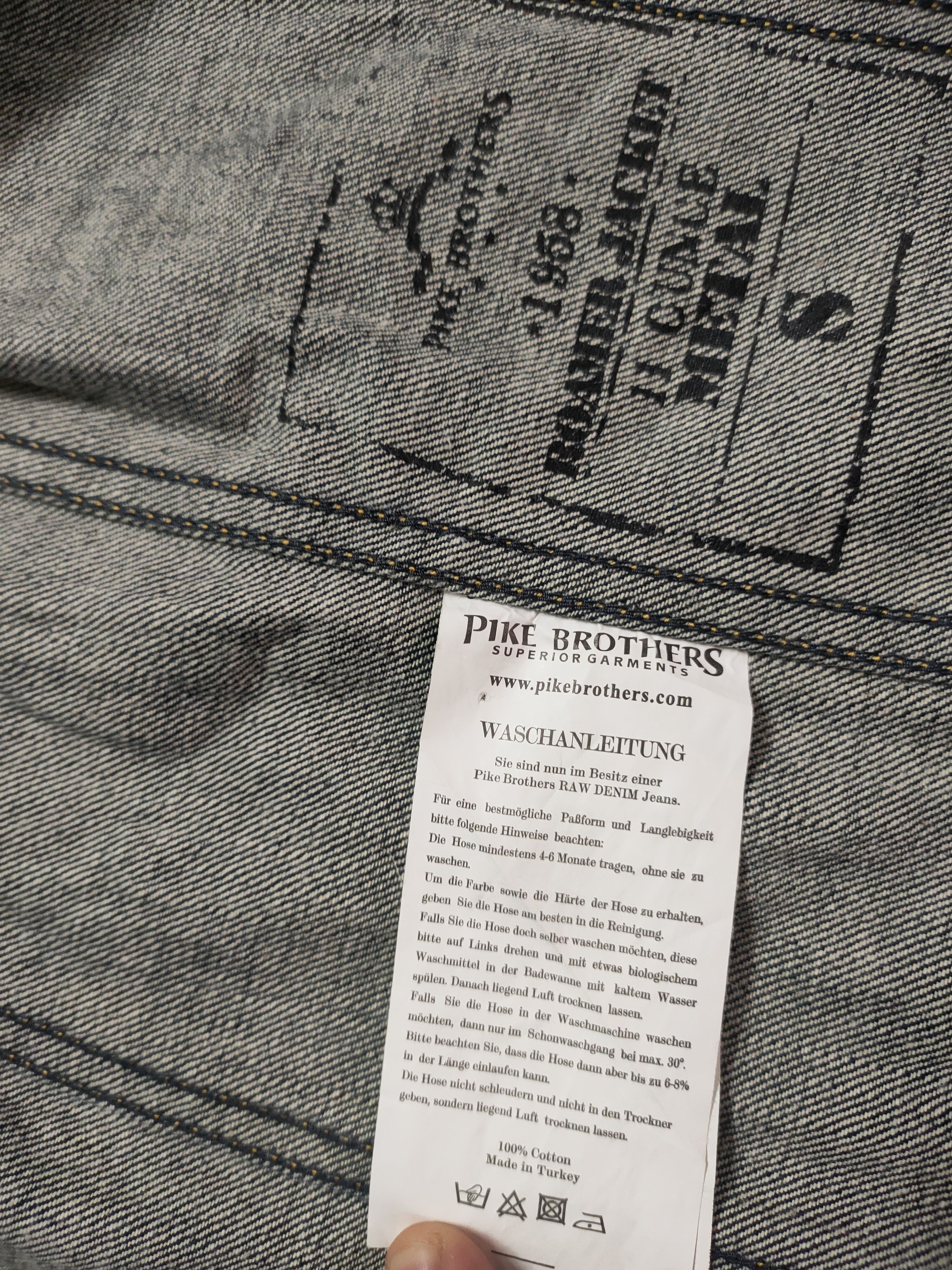 Pike Brothers PIKE BROTHERS 1963 ROAMER JACKET 11OZ RAW DENIM Size US S / EU 44-46 / 1 - 11 Thumbnail