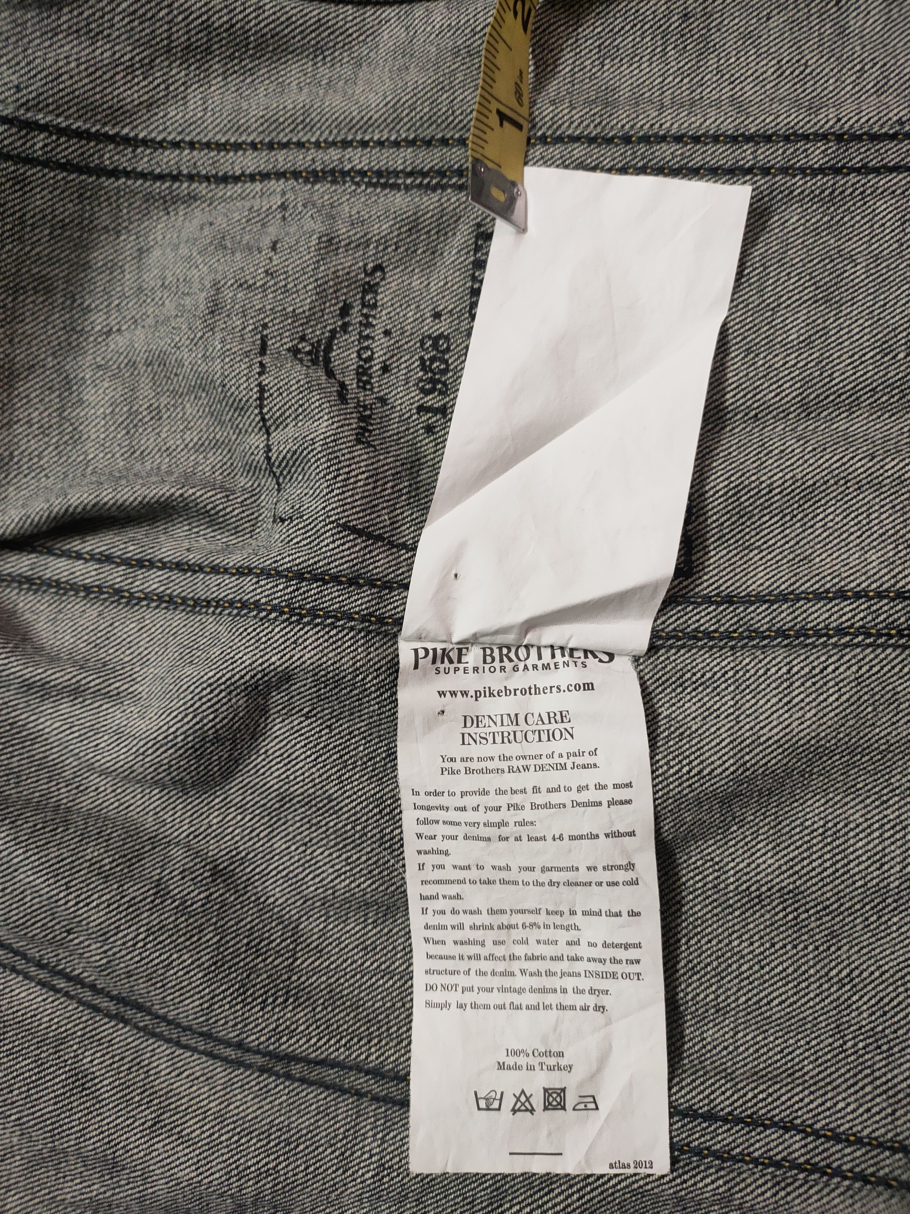 Pike Brothers PIKE BROTHERS 1963 ROAMER JACKET 11OZ RAW DENIM Size US S / EU 44-46 / 1 - 12 Thumbnail