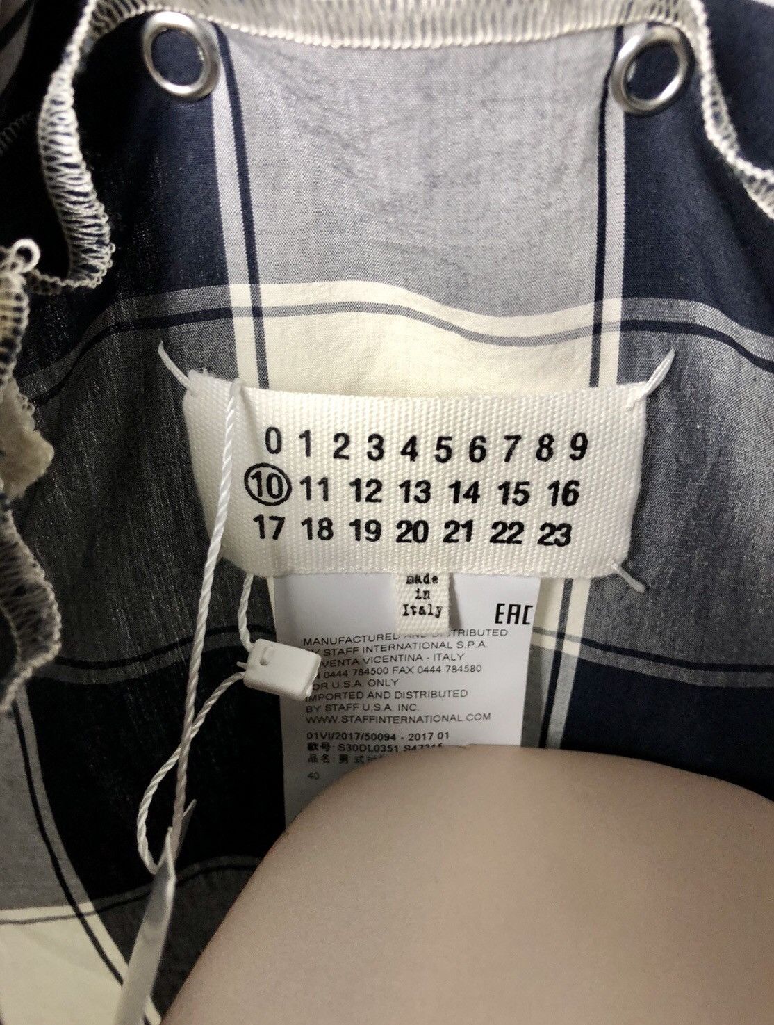 Maison Margiela NEW ARCHIVE S/S16 Deconstructed or Detached Plaid Shirt 50 Size US M / EU 48-50 / 2 - 11 Thumbnail