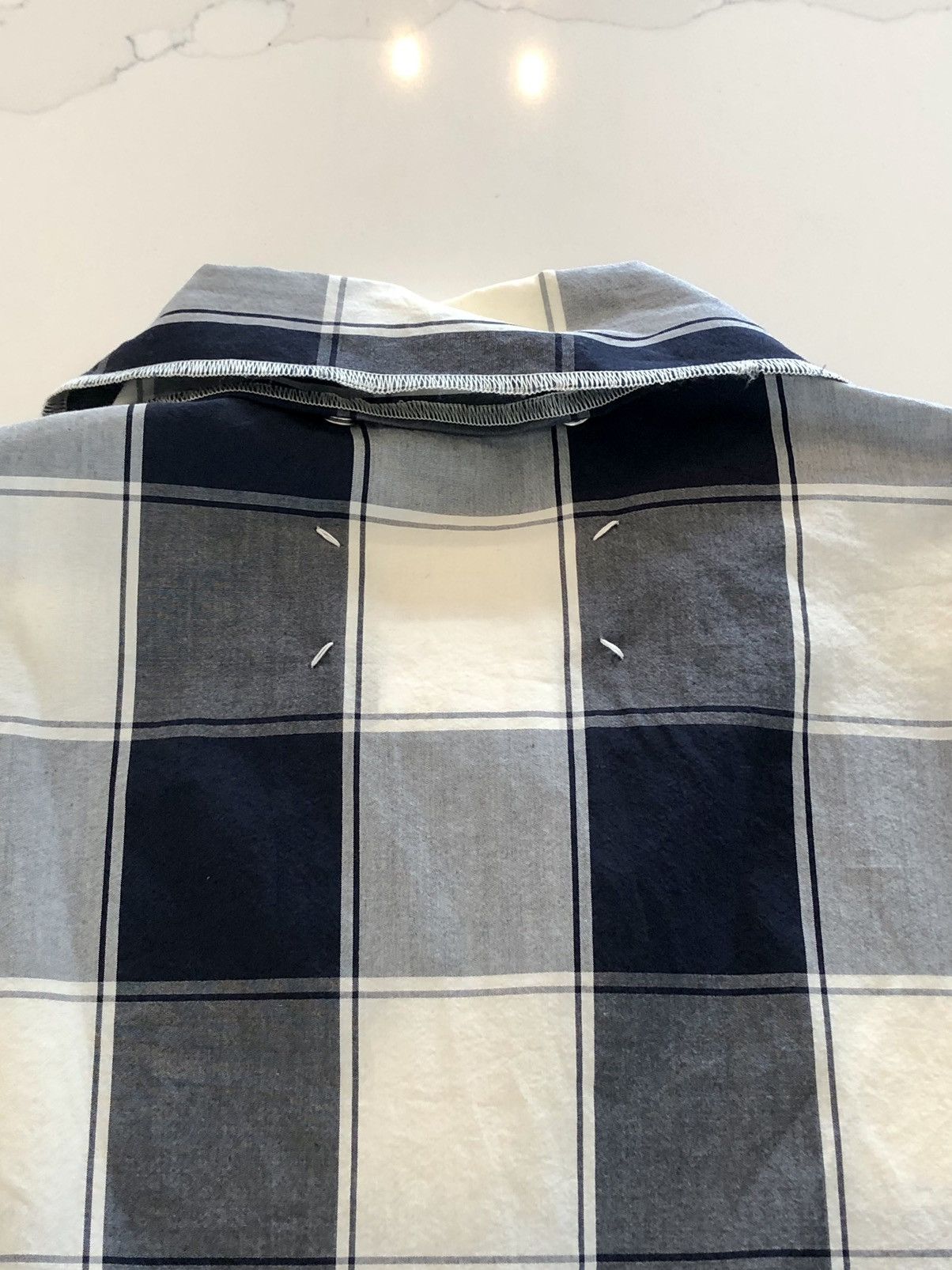 Maison Margiela NEW ARCHIVE S/S16 Deconstructed or Detached Plaid Shirt 50 Size US M / EU 48-50 / 2 - 21 Thumbnail