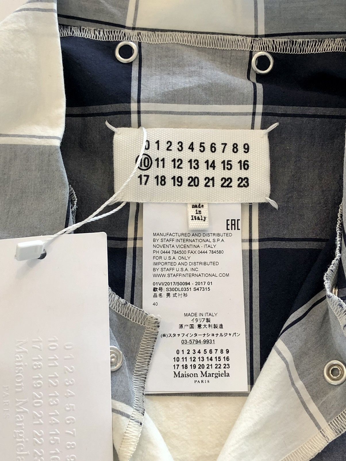 Maison Margiela NEW ARCHIVE S/S16 Deconstructed or Detached Plaid Shirt 50 Size US M / EU 48-50 / 2 - 17 Thumbnail