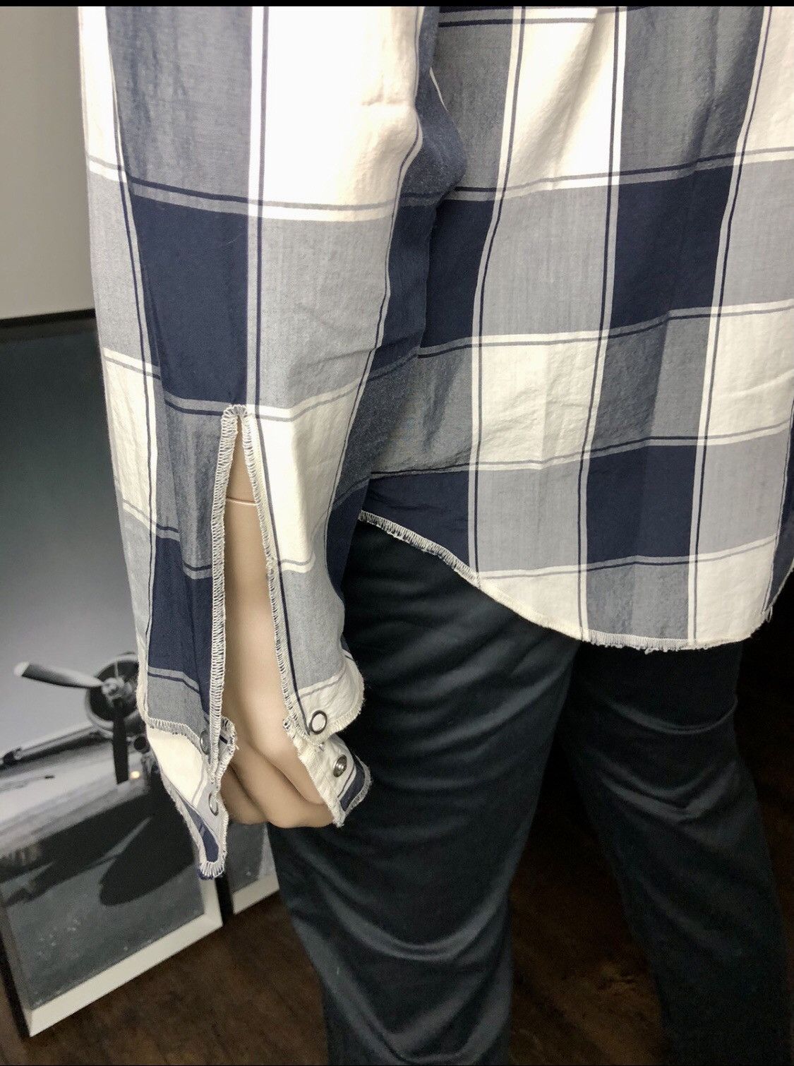 Maison Margiela NEW ARCHIVE S/S16 Deconstructed or Detached Plaid Shirt 50 Size US M / EU 48-50 / 2 - 7 Thumbnail