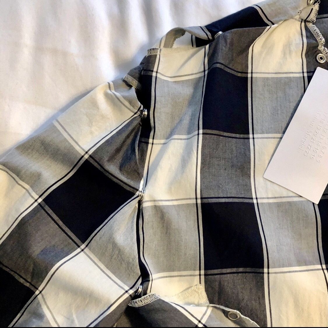 Maison Margiela NEW ARCHIVE S/S16 Deconstructed or Detached Plaid Shirt 50 Size US M / EU 48-50 / 2 - 13 Thumbnail