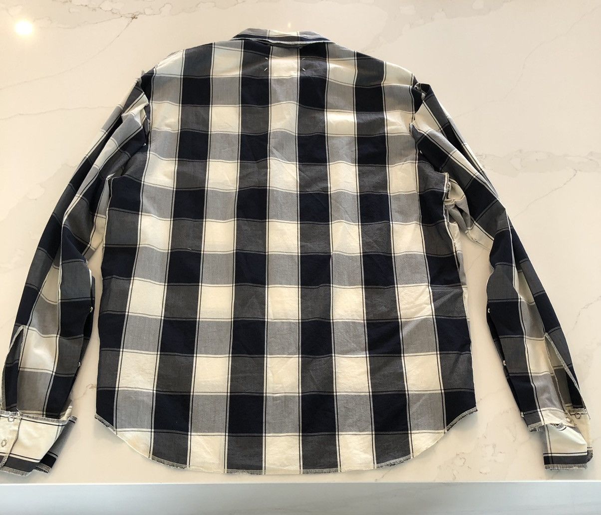 Maison Margiela NEW ARCHIVE S/S16 Deconstructed or Detached Plaid Shirt 50 Size US M / EU 48-50 / 2 - 22 Thumbnail
