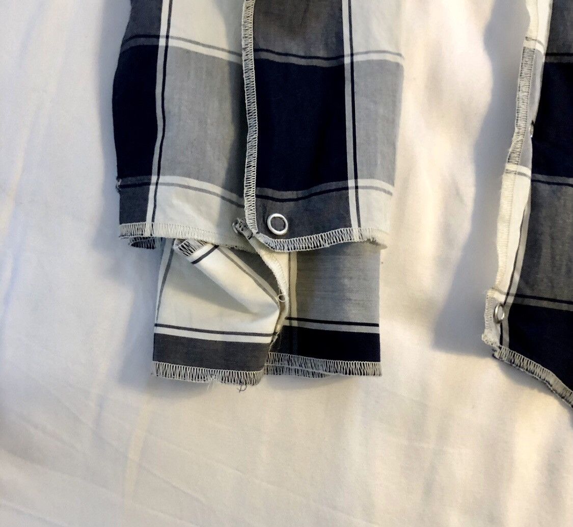 Maison Margiela NEW ARCHIVE S/S16 Deconstructed or Detached Plaid Shirt 50 Size US M / EU 48-50 / 2 - 12 Thumbnail