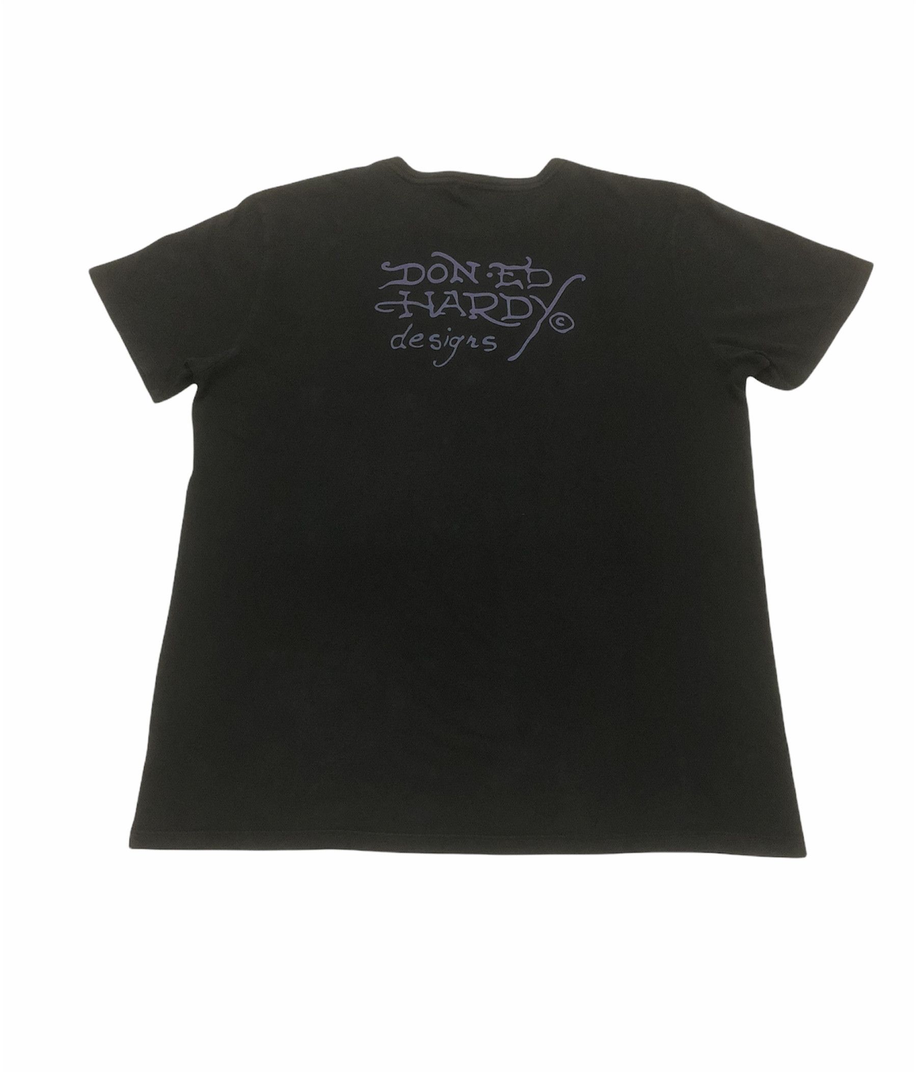 Christian Audigier × Ed Hardy Vintage Distressed Ed Hardy Tshirt Size US XL / EU 56 / 4 - 2 Thumbnail