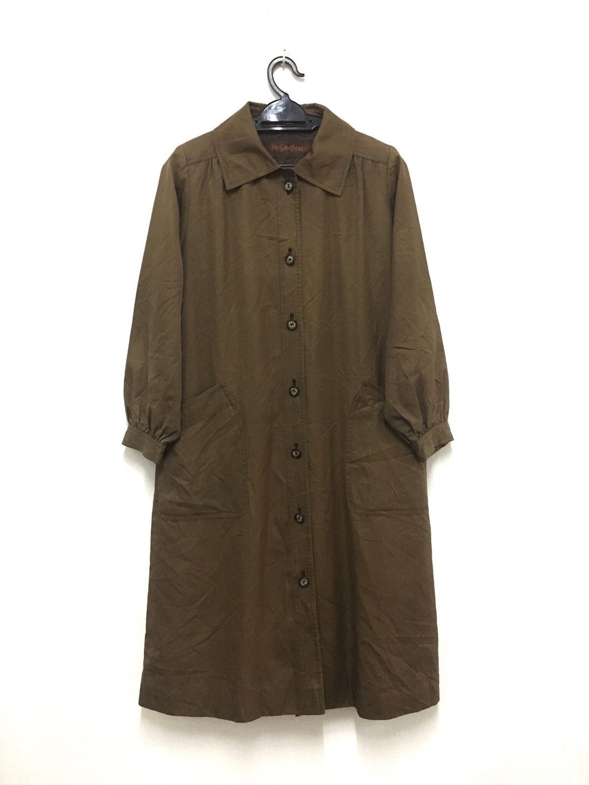 Vintage Yves Saint Laurent Long Coat Trench Coat Ysl