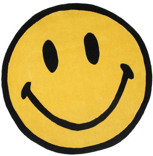 Market Chinatown Market Smiley Rug (4ft, Yellow) | Grailed