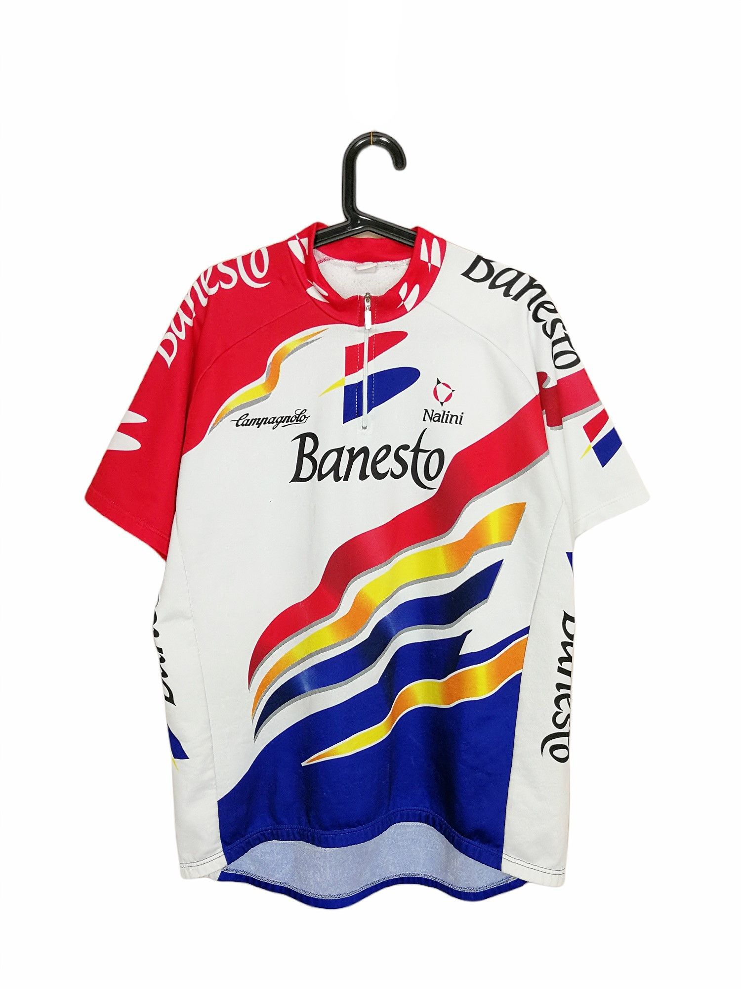 Maillot Cyclisme Vintage Nalini – Banesto Campagnolo – Homme Taille L