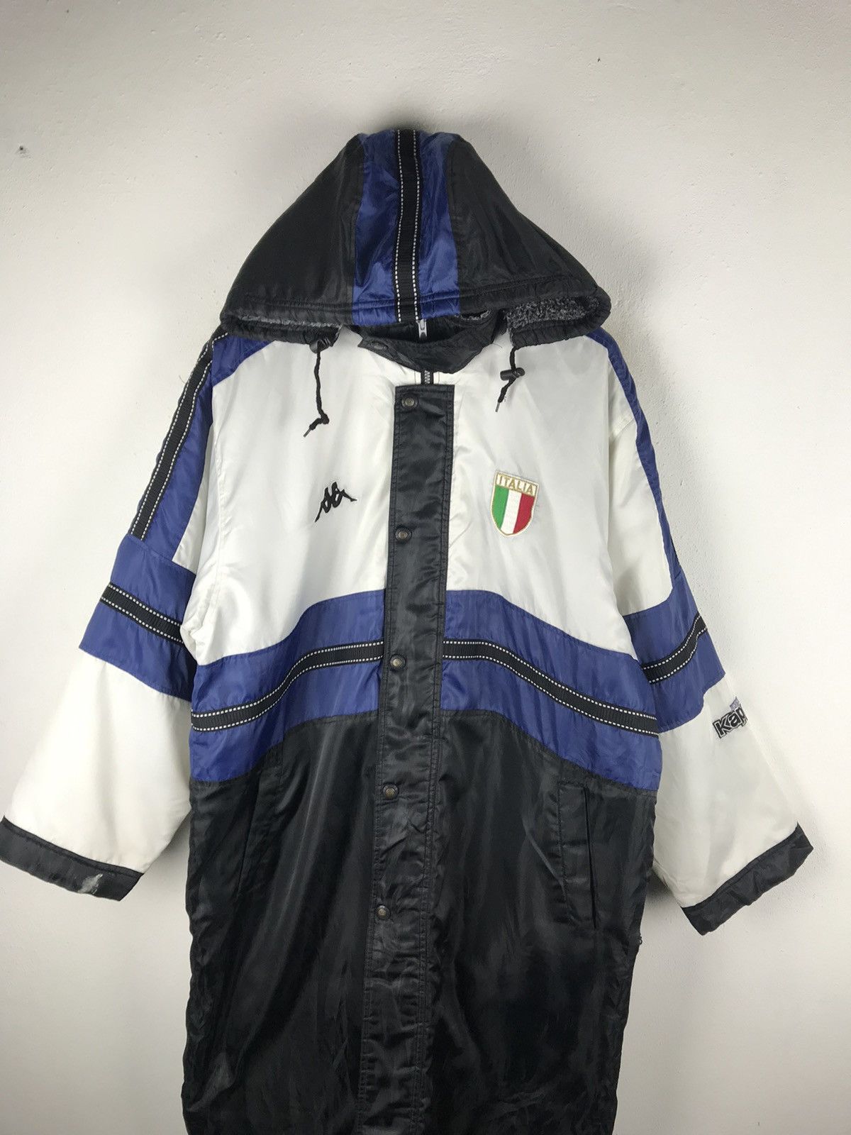 Kappa × Vintage VINTAGE KAPPA ITALY TEAM LONG JACKET Size US L / EU 52-54 / 3 - 5 Thumbnail