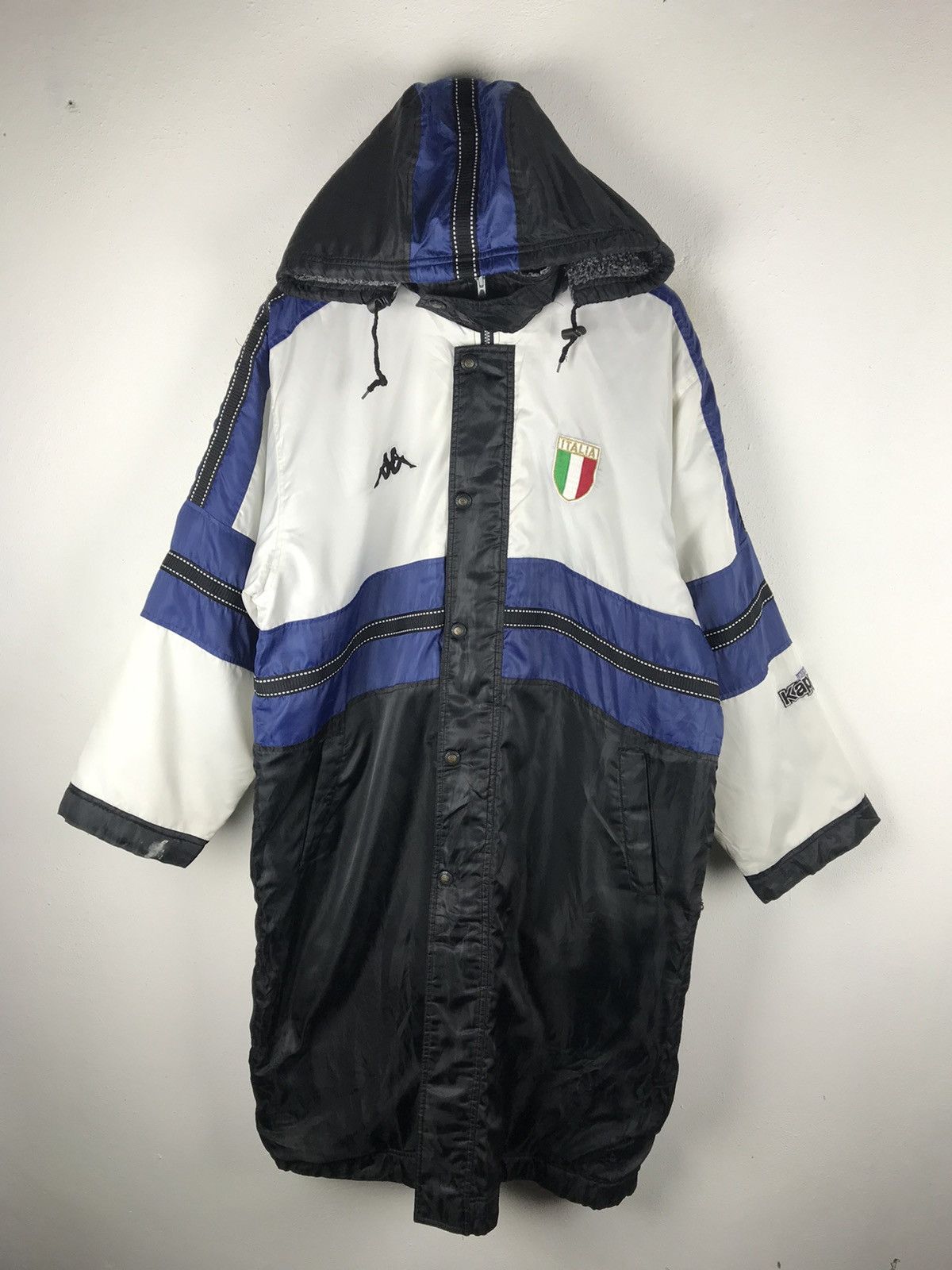 Kappa × Vintage VINTAGE KAPPA ITALY TEAM LONG JACKET Size US L / EU 52-54 / 3 - 2 Thumbnail