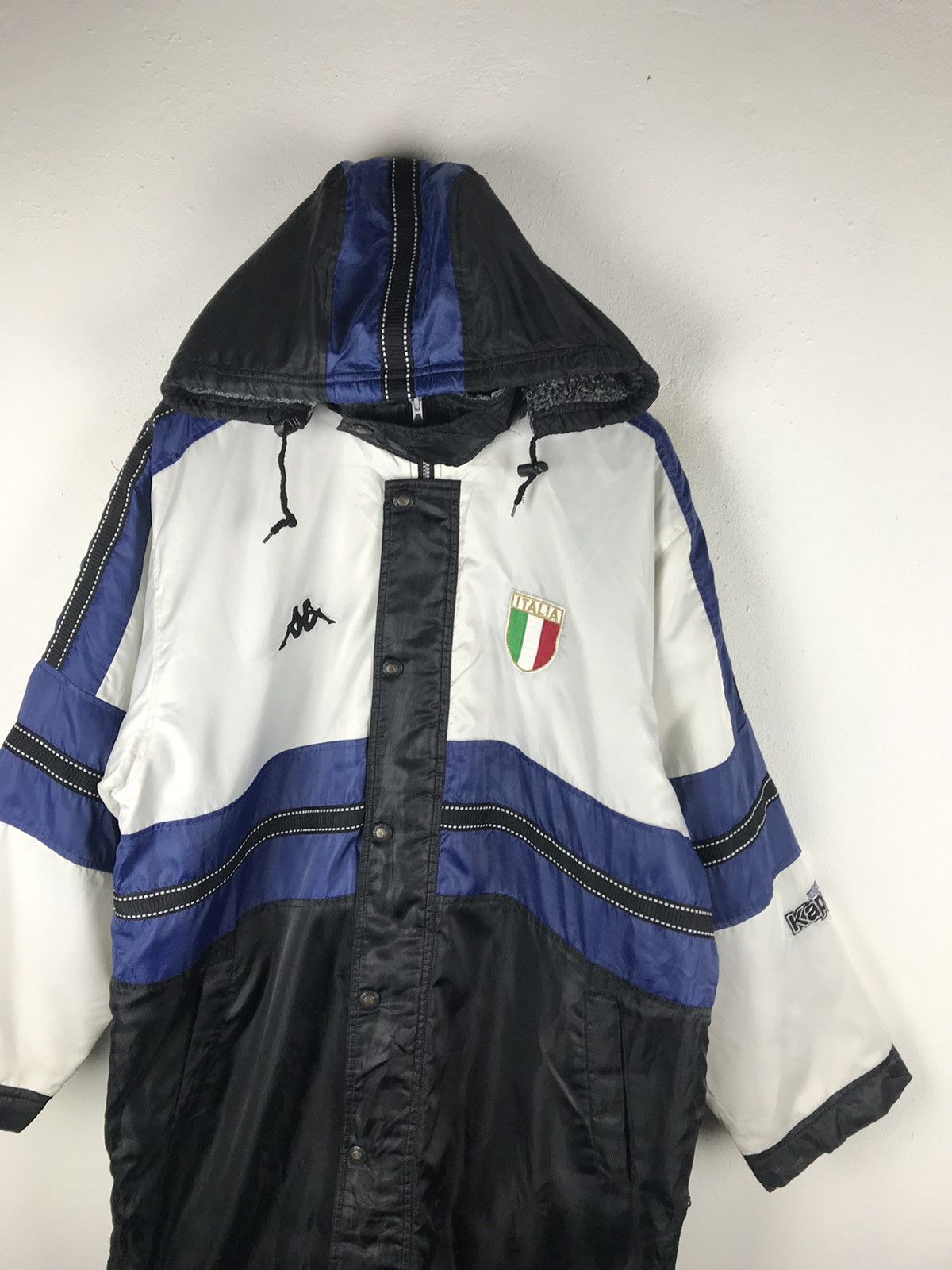 Kappa × Vintage VINTAGE KAPPA ITALY TEAM LONG JACKET Size US L / EU 52-54 / 3 - 6 Thumbnail