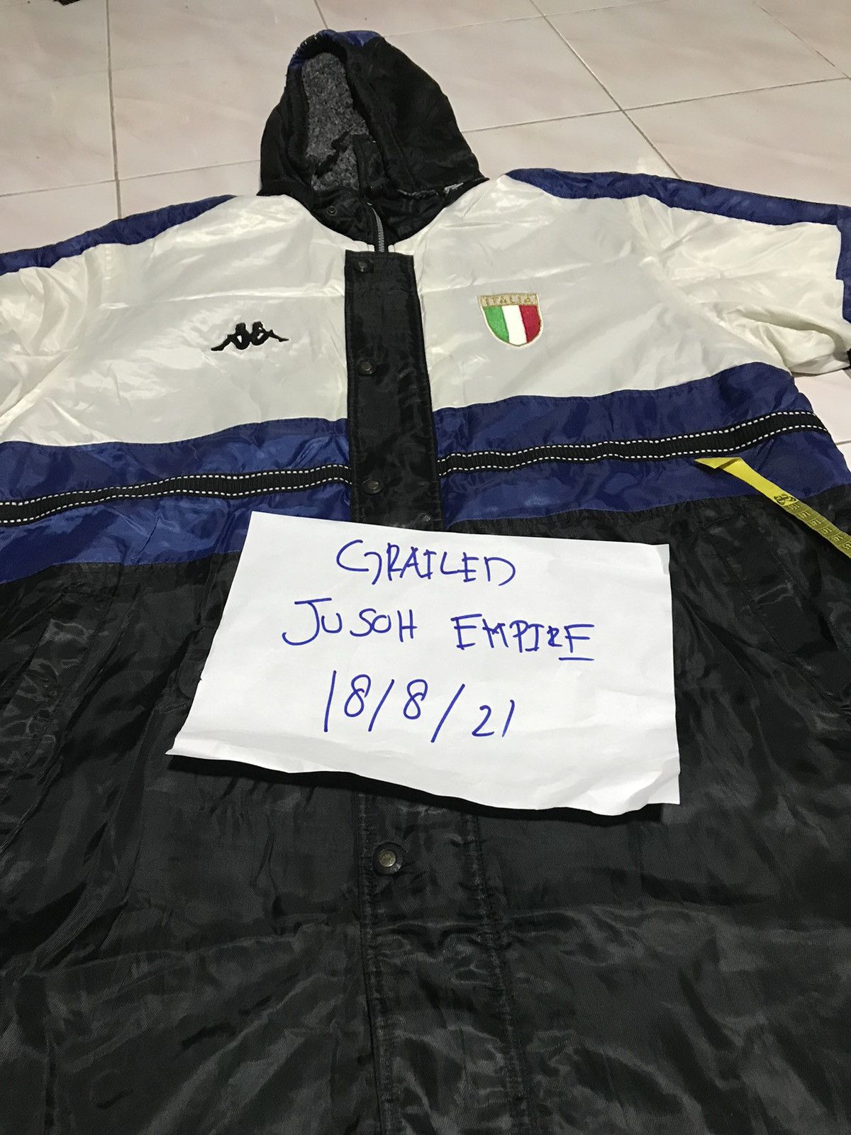 Kappa × Vintage VINTAGE KAPPA ITALY TEAM LONG JACKET Size US L / EU 52-54 / 3 - 10 Thumbnail