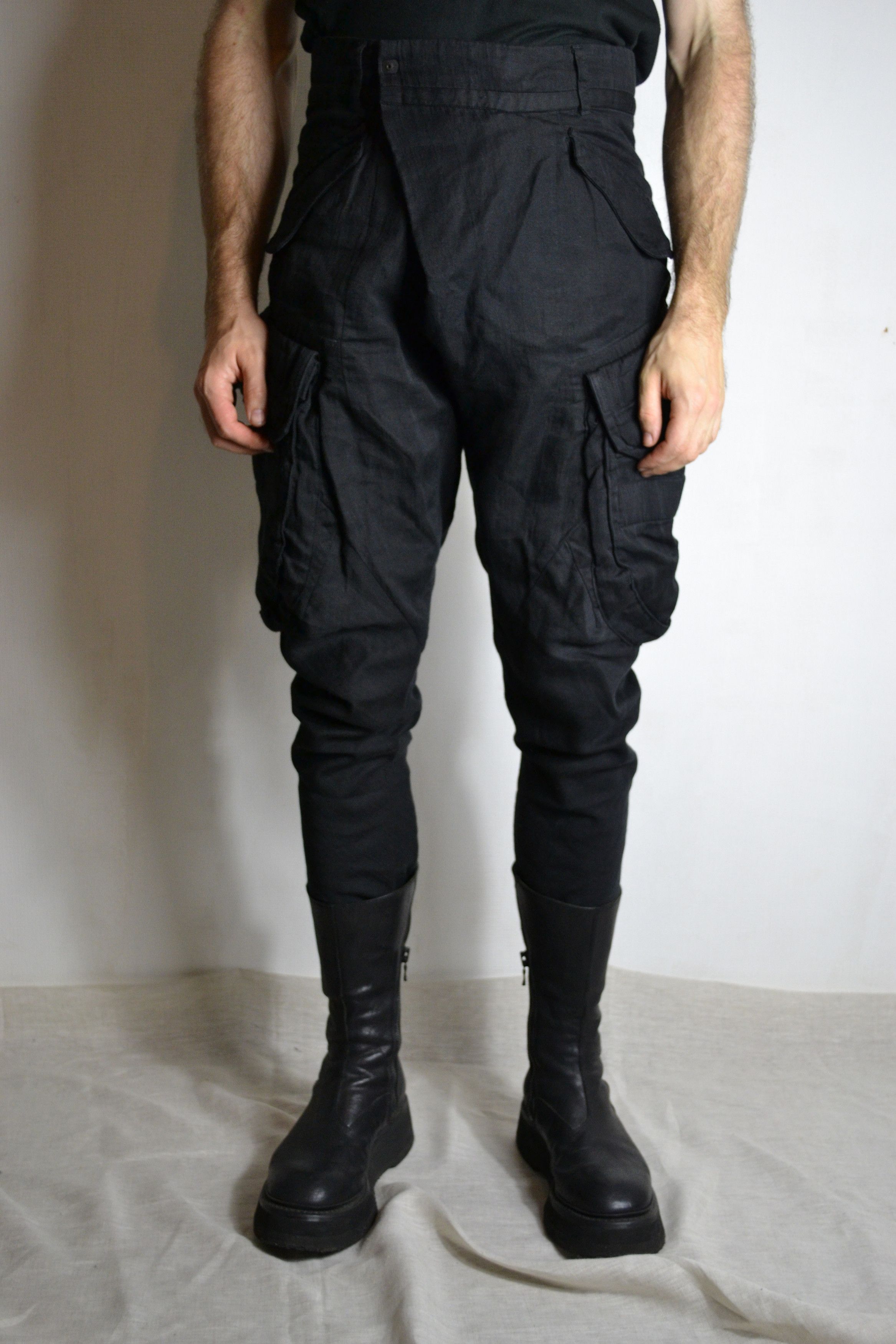 Julius Julius SS13 Vandalism Sample Gasmask Pants - 417PAM7-BLK