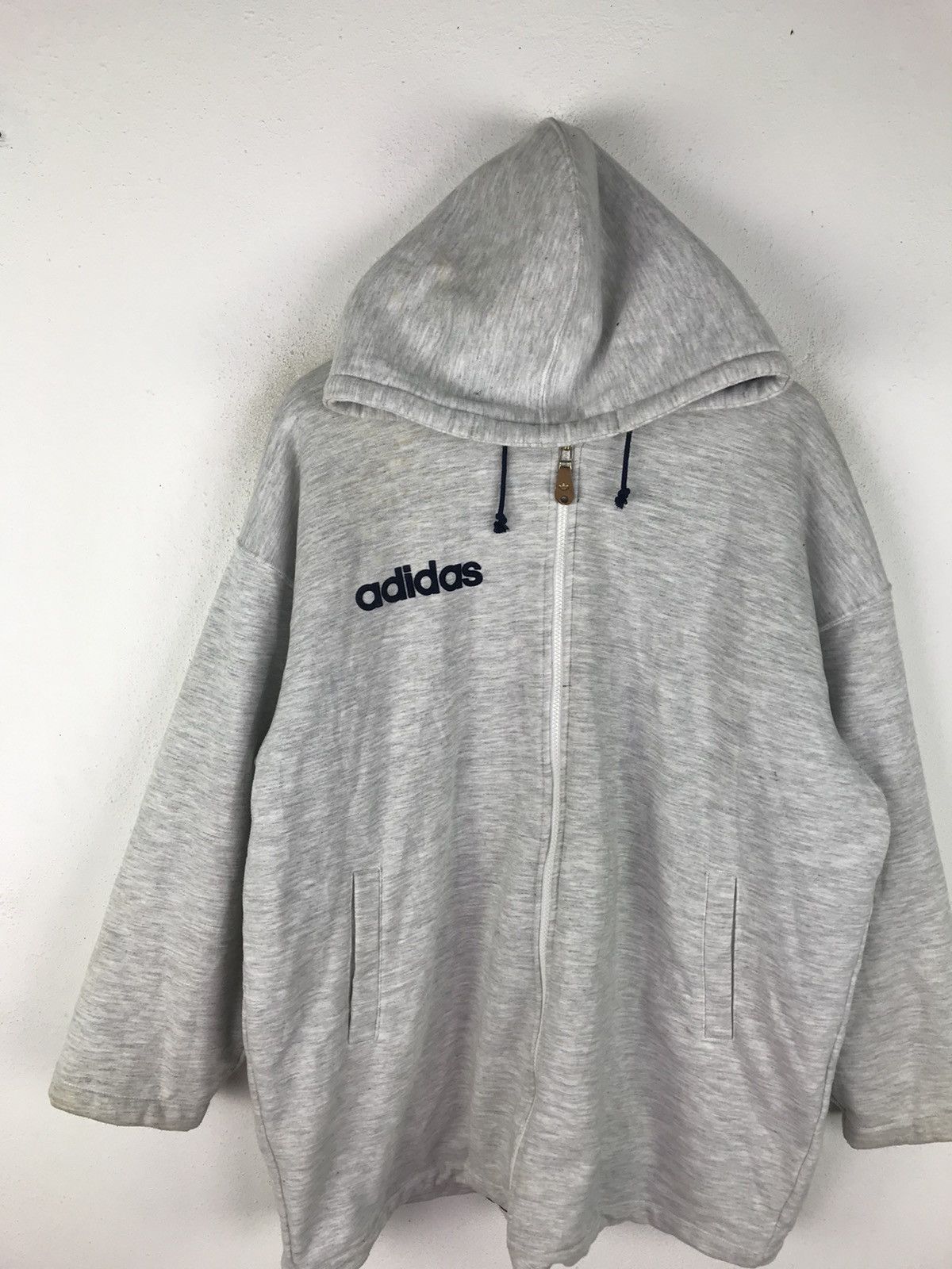 Vintage VINTAGE 80s ADIDAS HOODIE HIP HOP STYLE Size US L / EU 52-54 / 3 - 7 Thumbnail