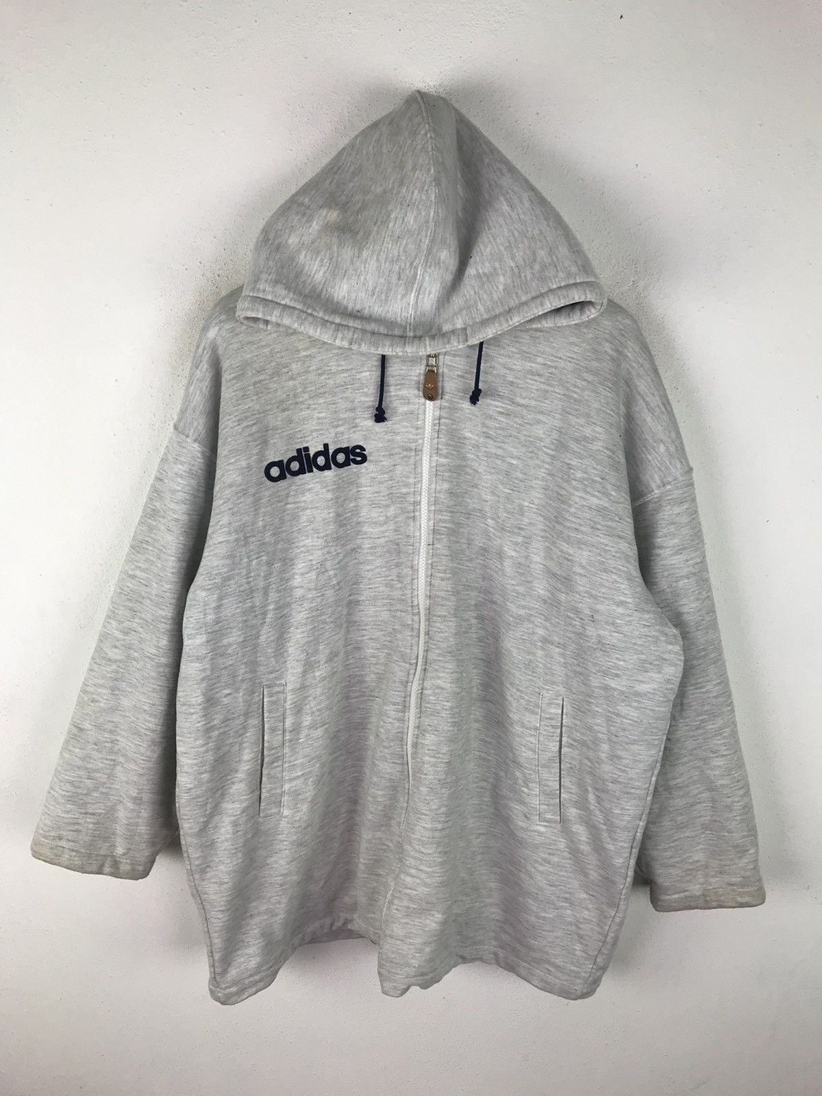 Vintage VINTAGE 80s ADIDAS HOODIE HIP HOP STYLE Size US L / EU 52-54 / 3 - 2 Thumbnail