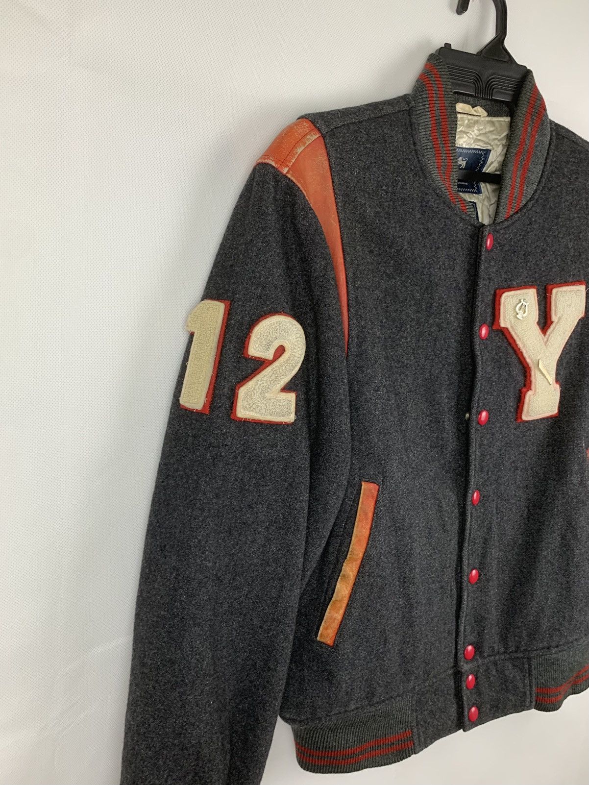 Macbeth Vintage Macbeth Wool Leather In Shoulder Varsity Jacket Size US M / EU 48-50 / 2 - 14 Thumbnail
