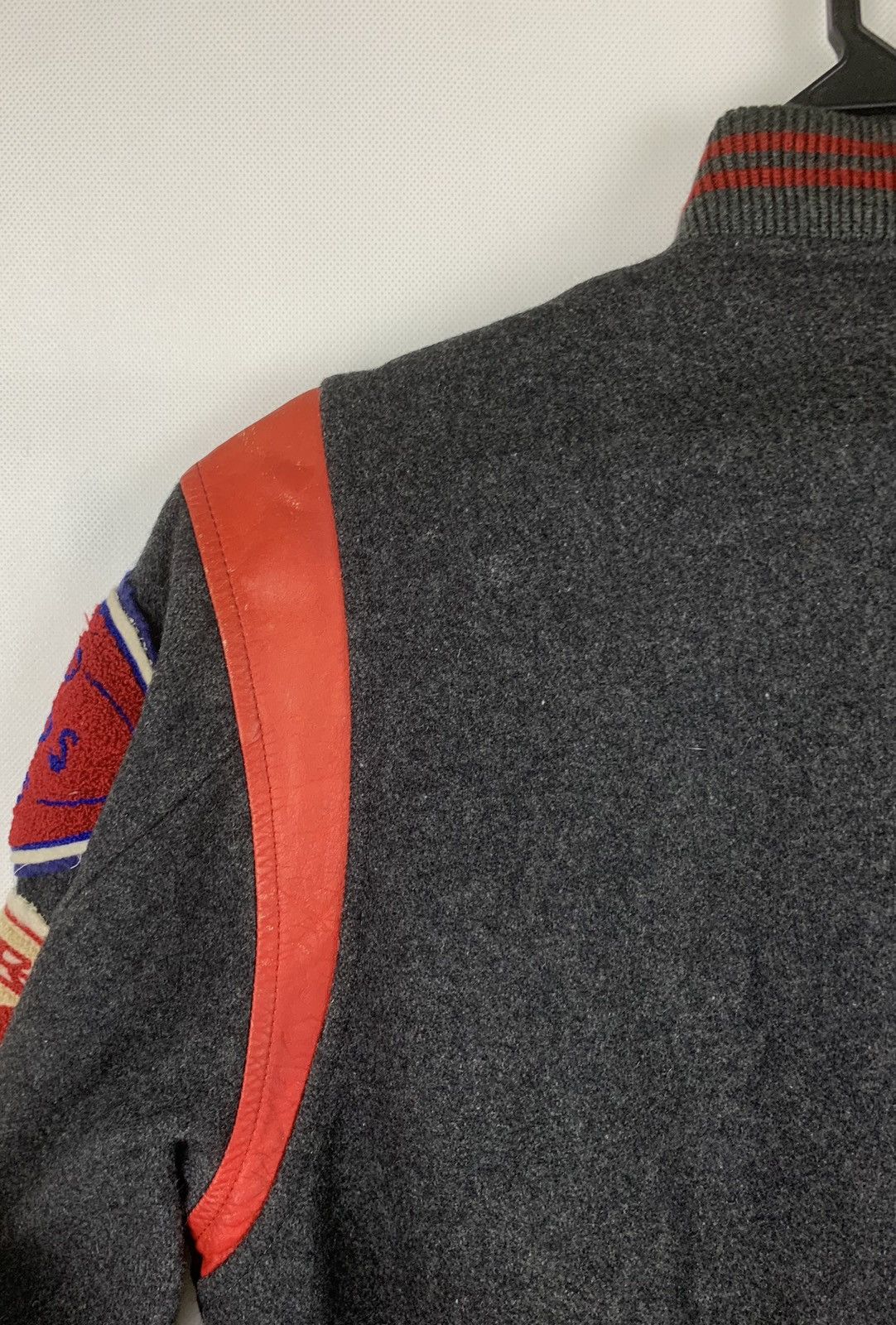 Macbeth Vintage Macbeth Wool Leather In Shoulder Varsity Jacket Size US M / EU 48-50 / 2 - 13 Thumbnail