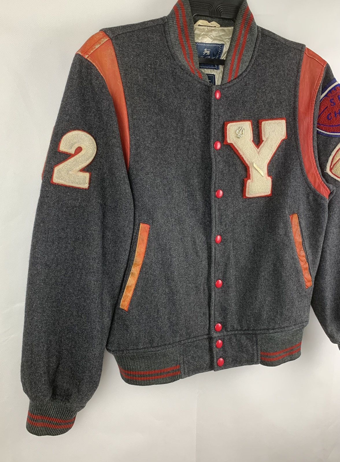 Macbeth Vintage Macbeth Wool Leather In Shoulder Varsity Jacket Size US M / EU 48-50 / 2 - 4 Thumbnail