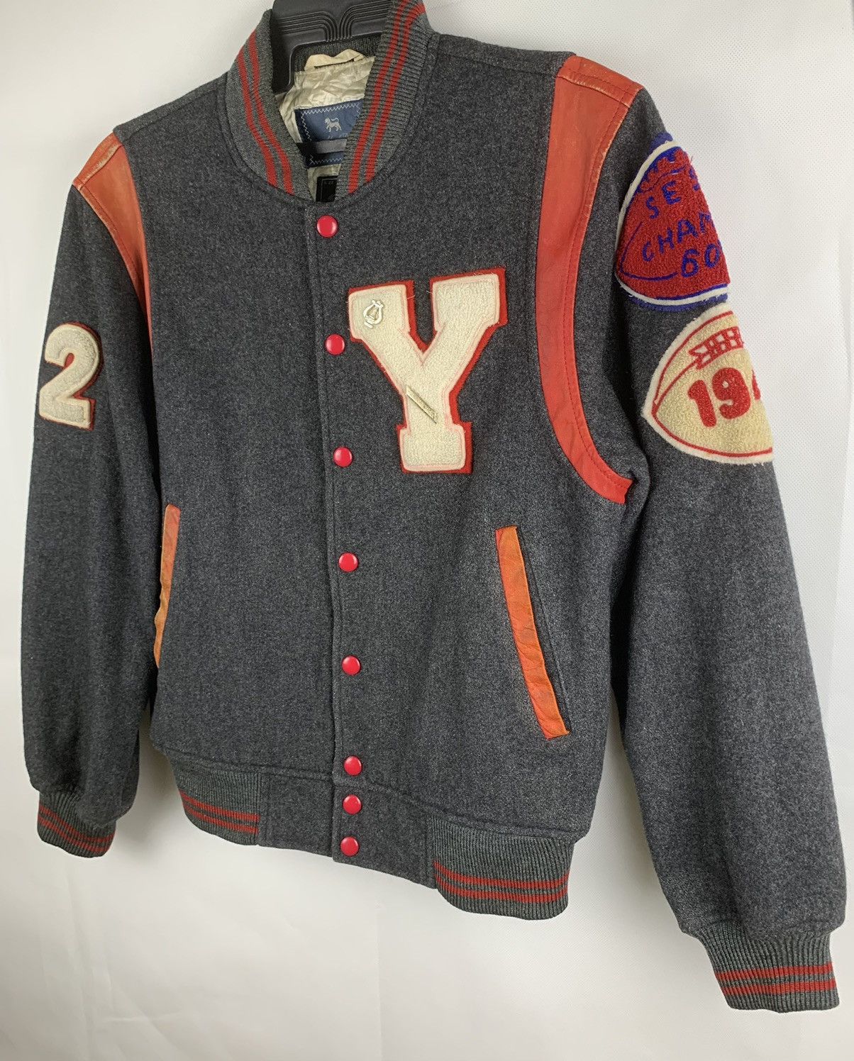 Macbeth Vintage Macbeth Wool Leather In Shoulder Varsity Jacket Size US M / EU 48-50 / 2 - 3 Thumbnail