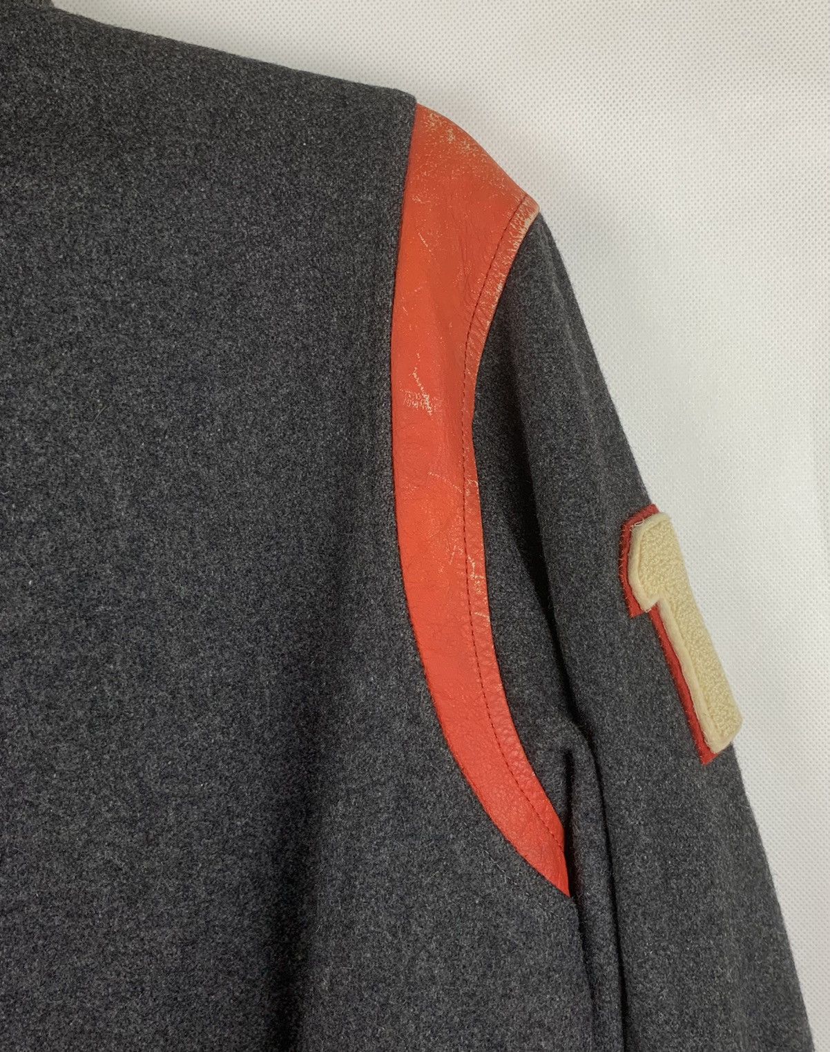 Macbeth Vintage Macbeth Wool Leather In Shoulder Varsity Jacket Size US M / EU 48-50 / 2 - 12 Thumbnail